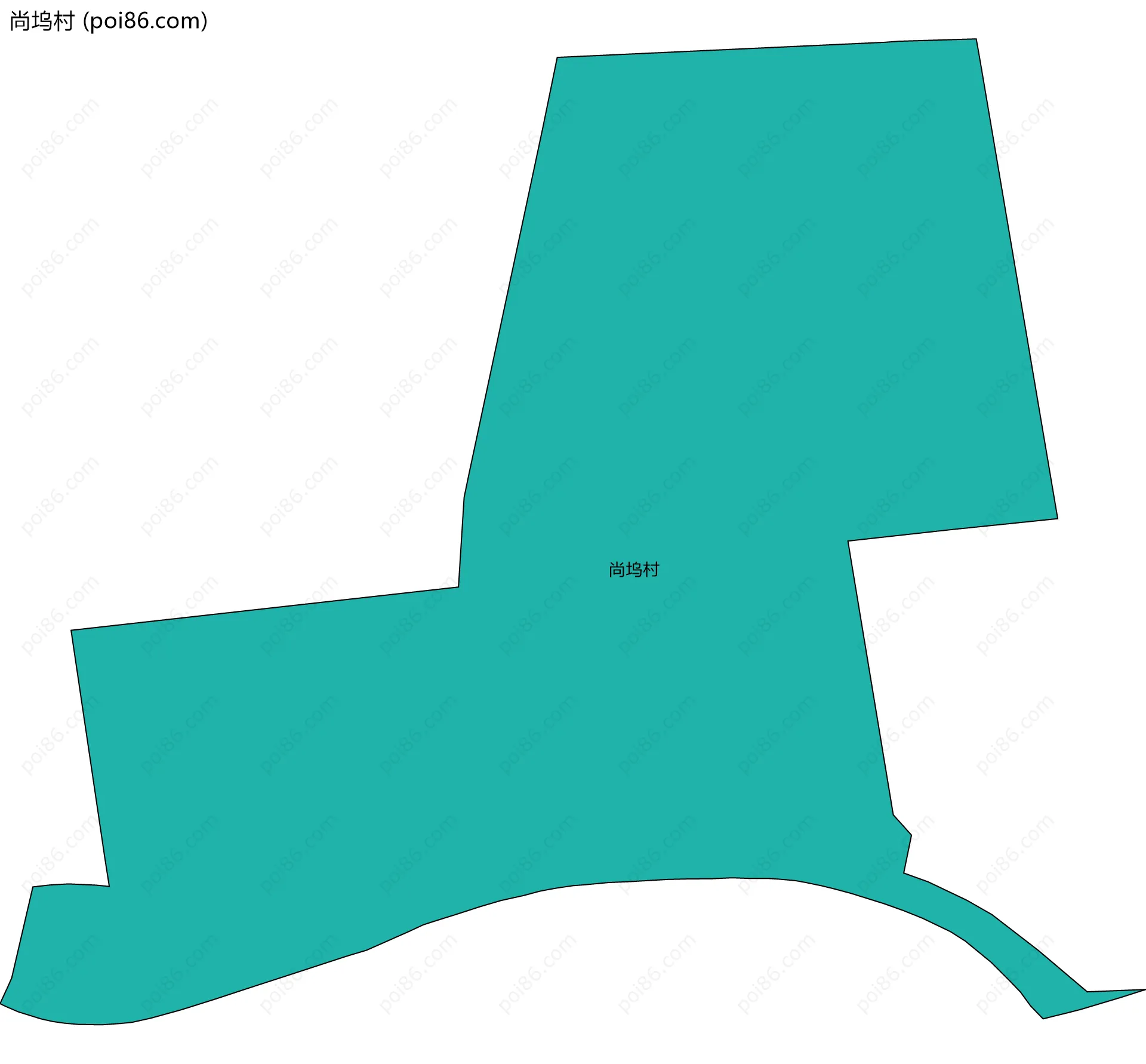 尚坞村边界地图