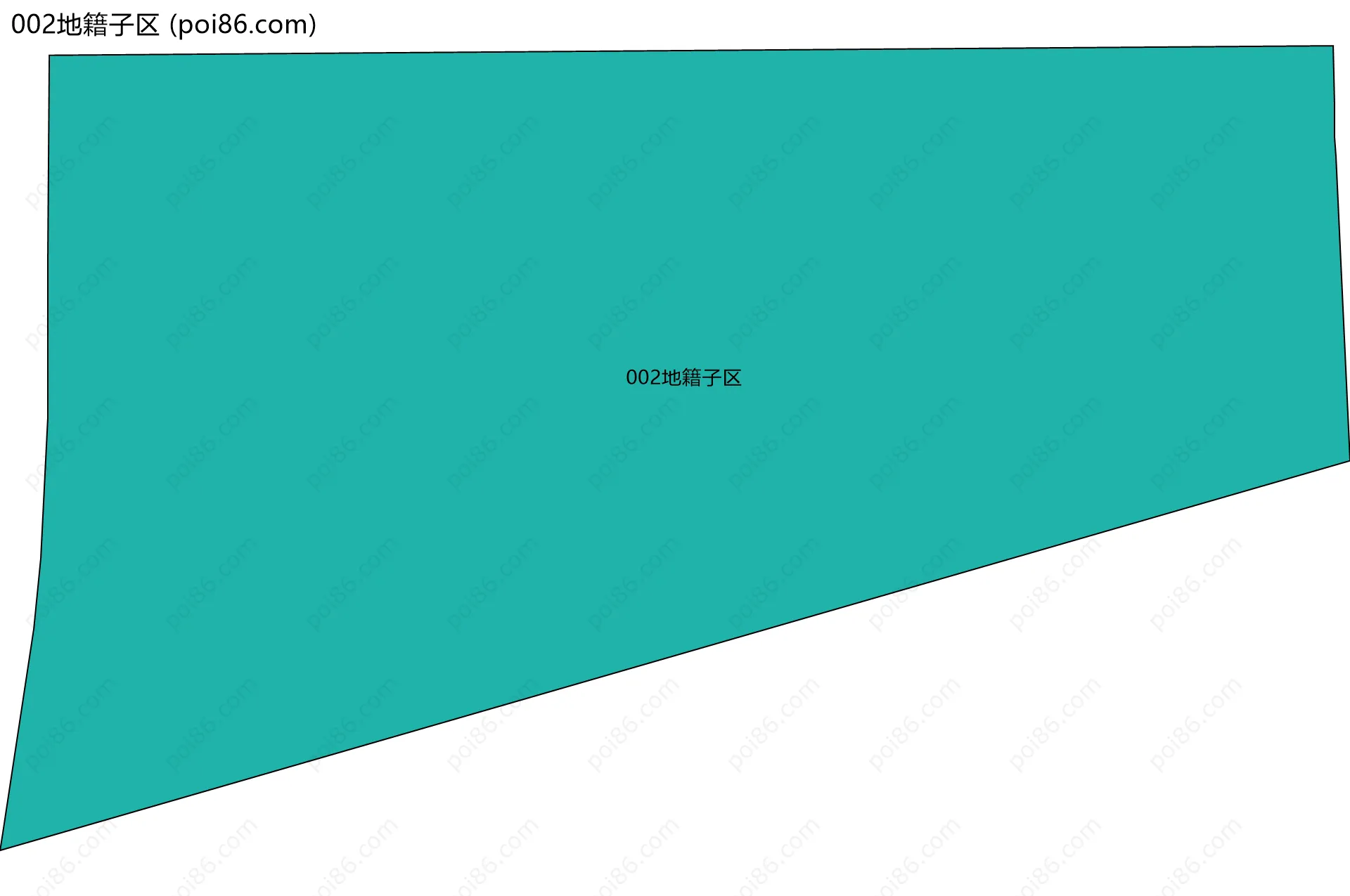 002地籍子区边界地图