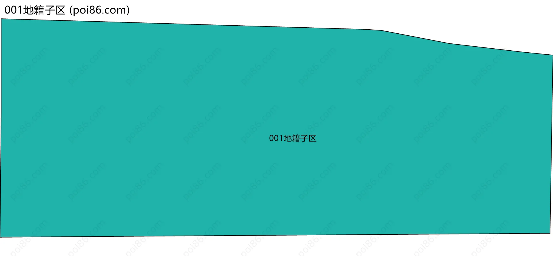 001地籍子区边界地图