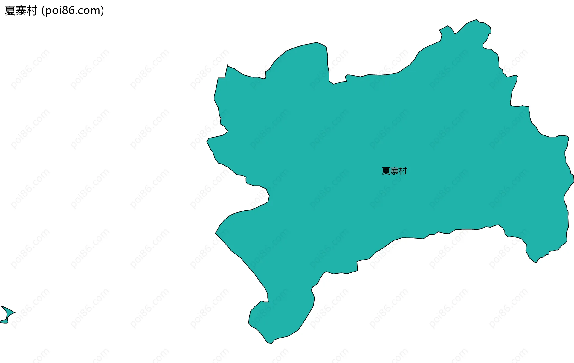 夏寨村边界地图