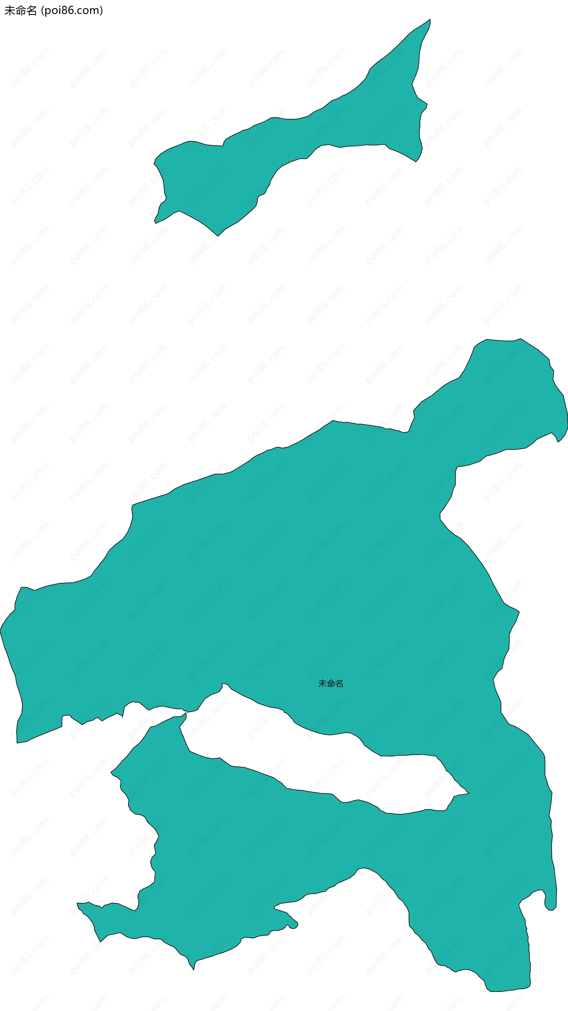 未命名边界地图