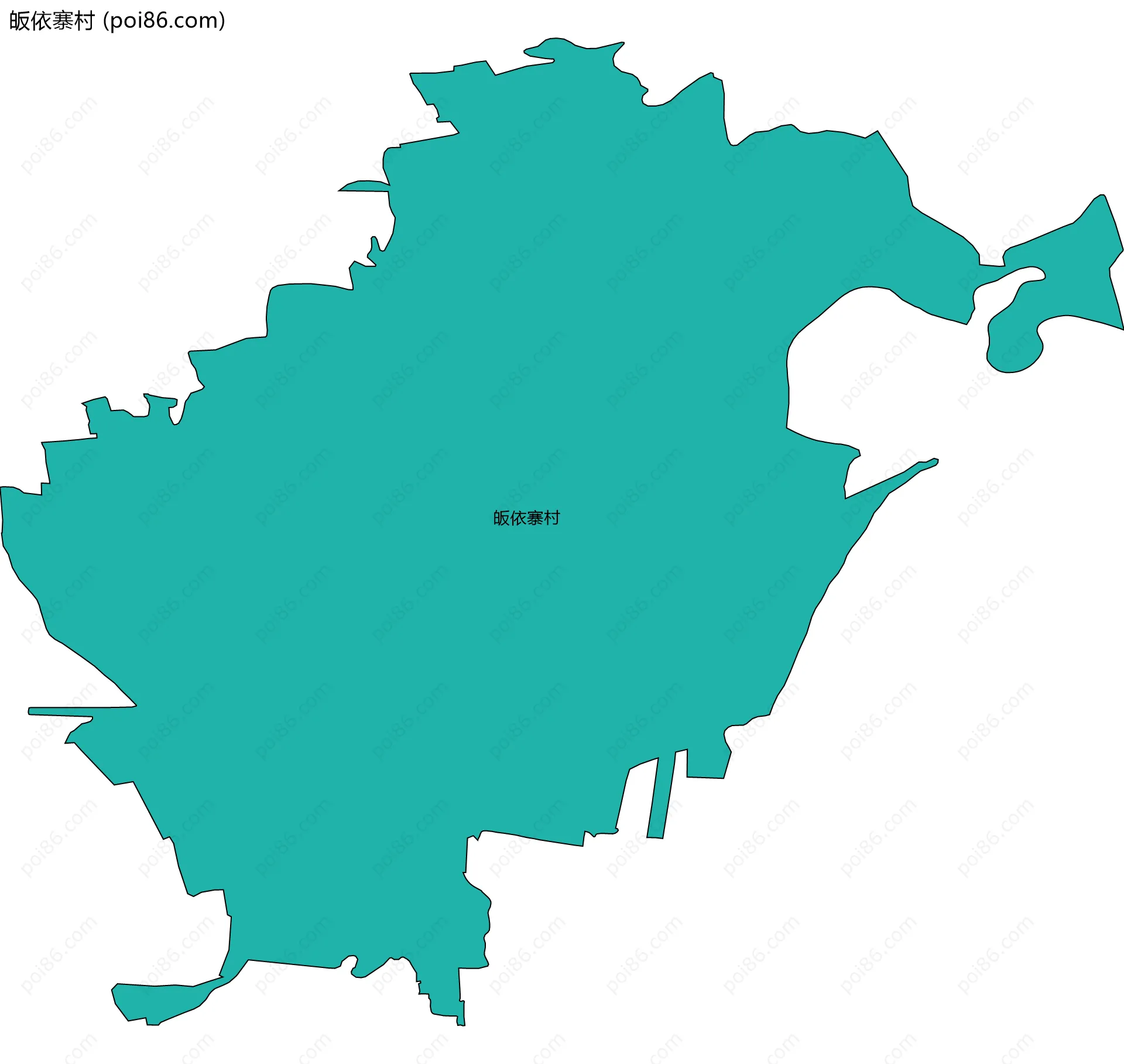 皈依寨村边界地图