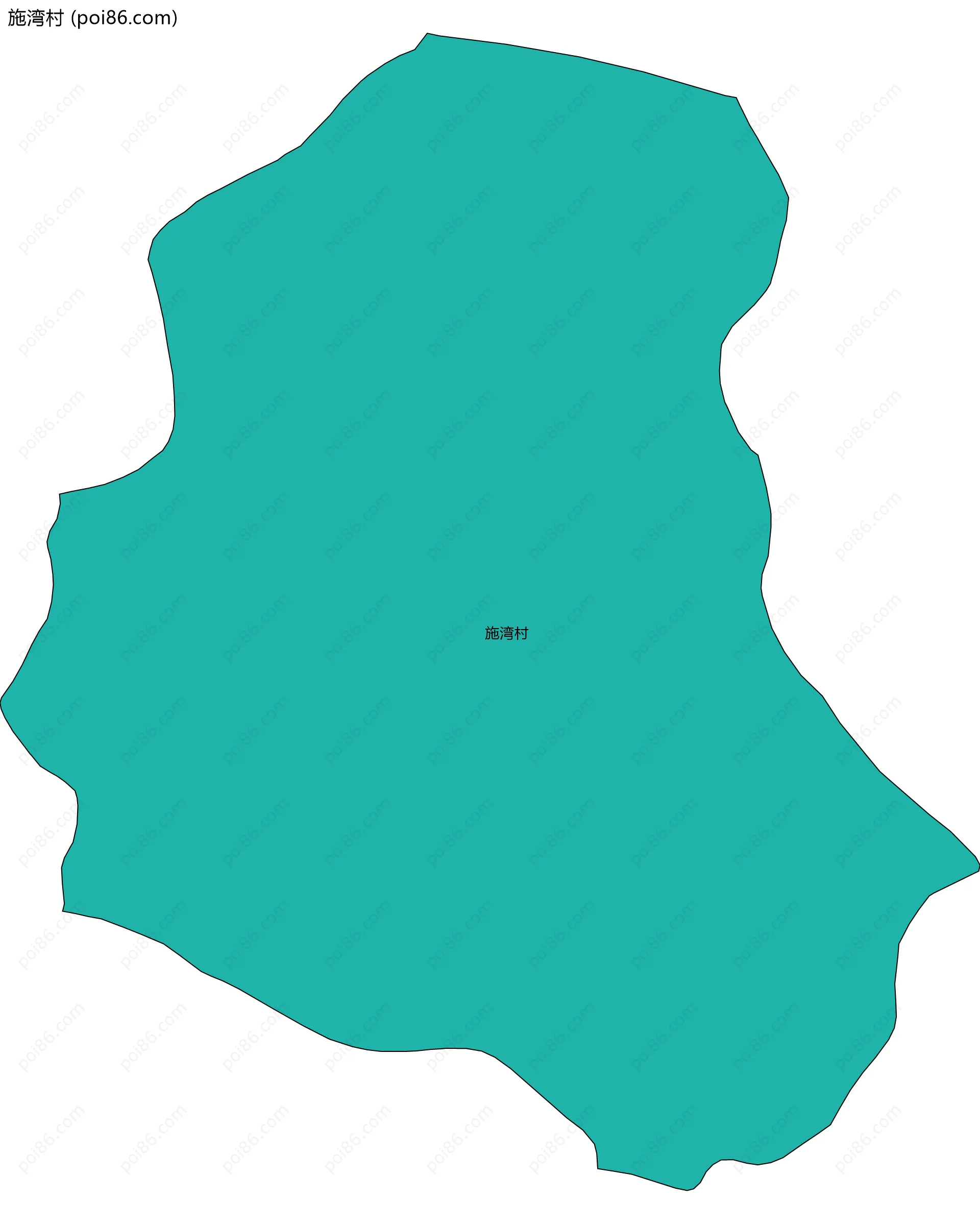 施湾村边界地图