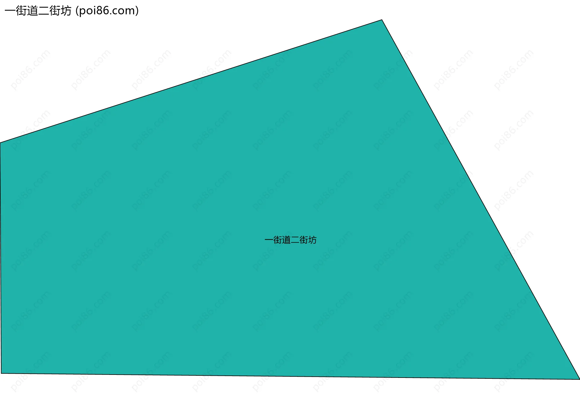 一街道二街坊边界地图