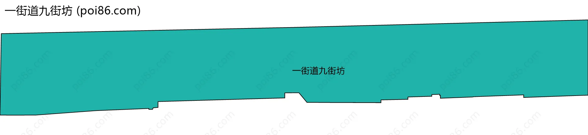 一街道九街坊边界地图