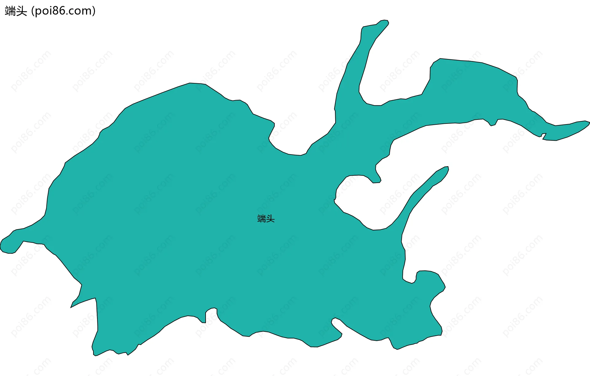 端头边界地图