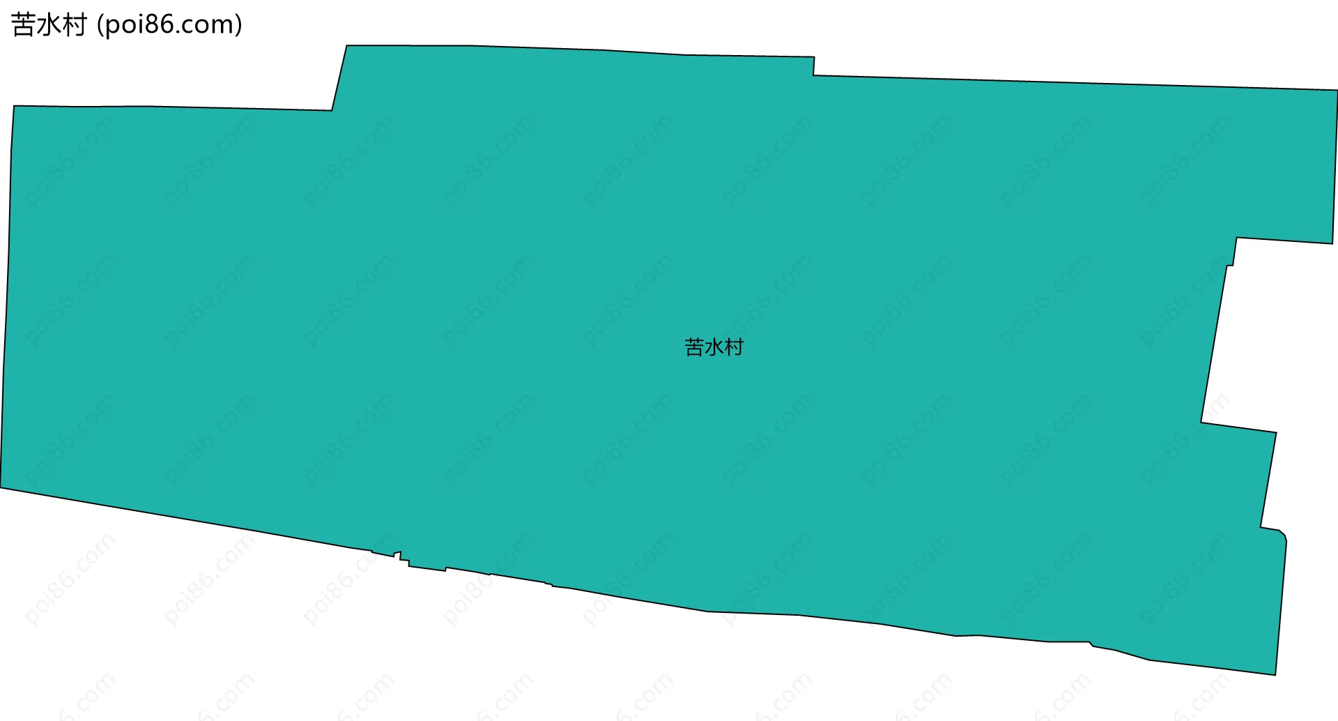 苦水村边界地图