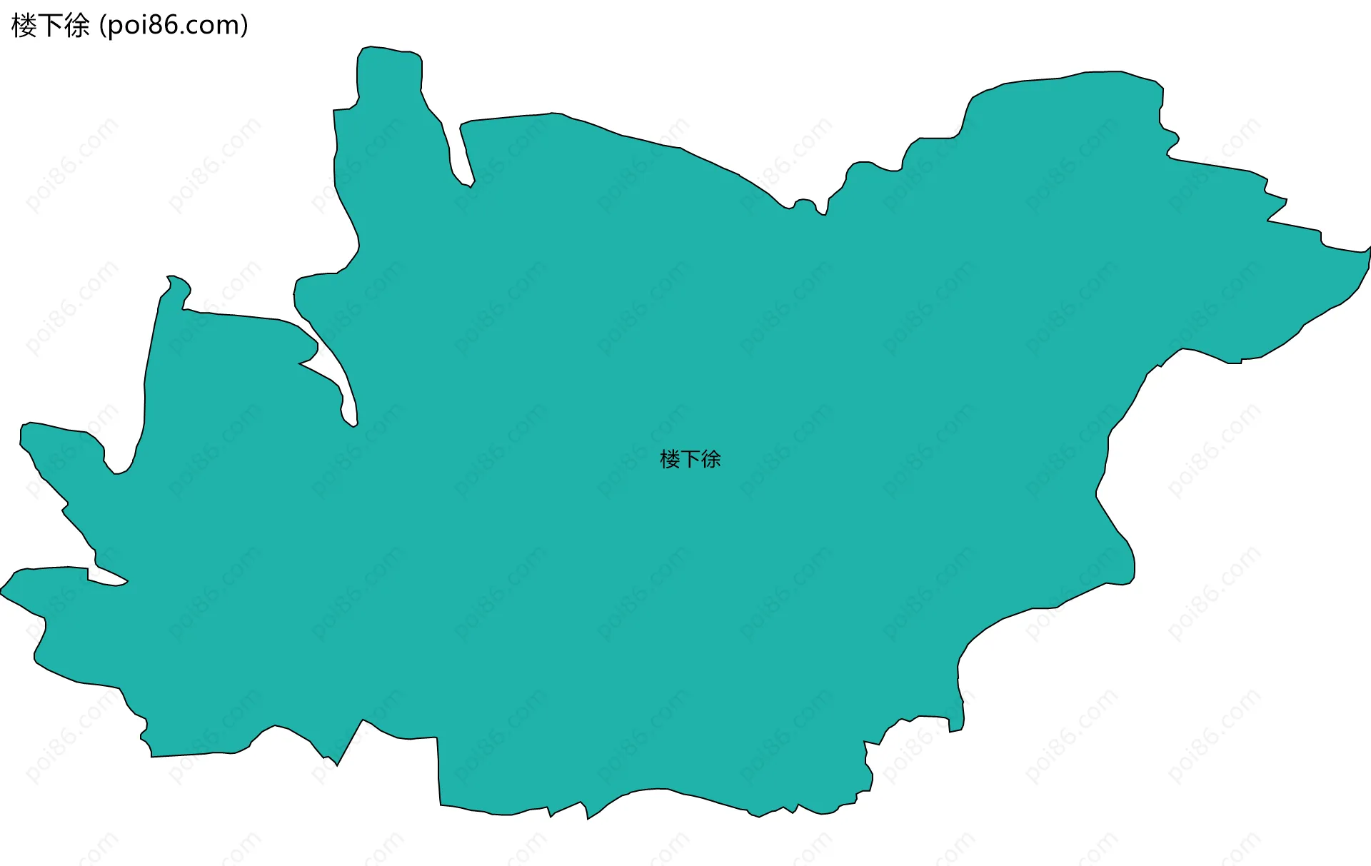 楼下徐边界地图