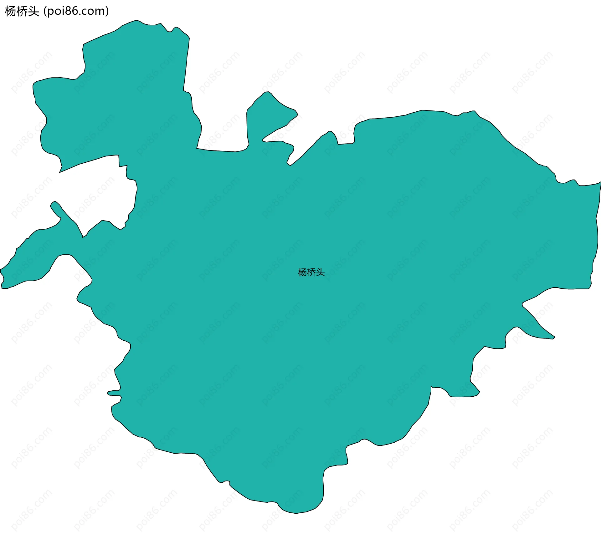 杨桥头边界地图