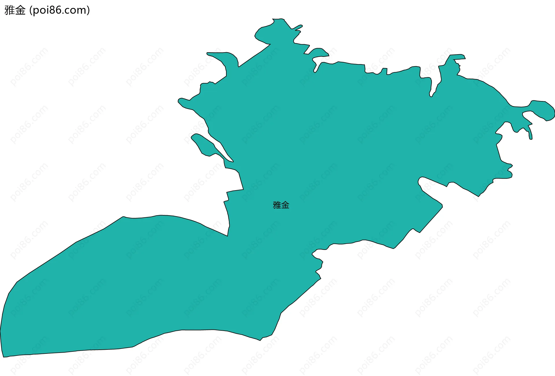 雅金边界地图