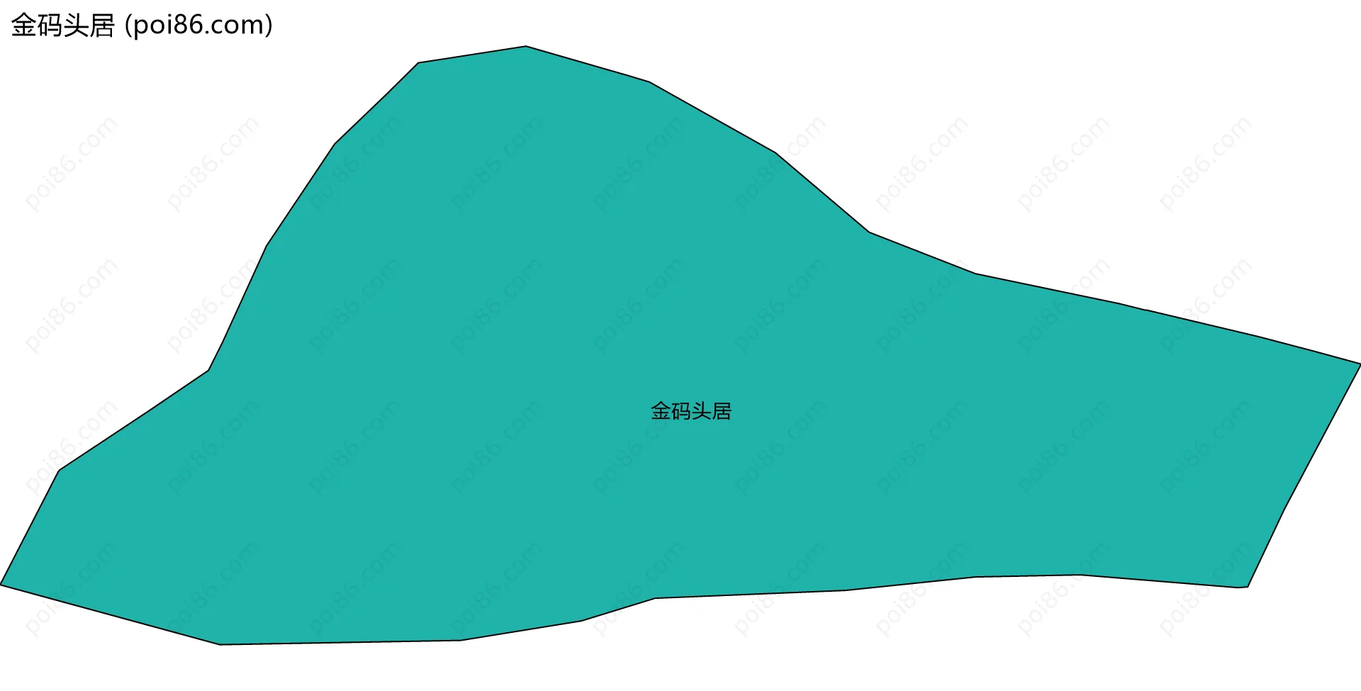 金码头居边界地图