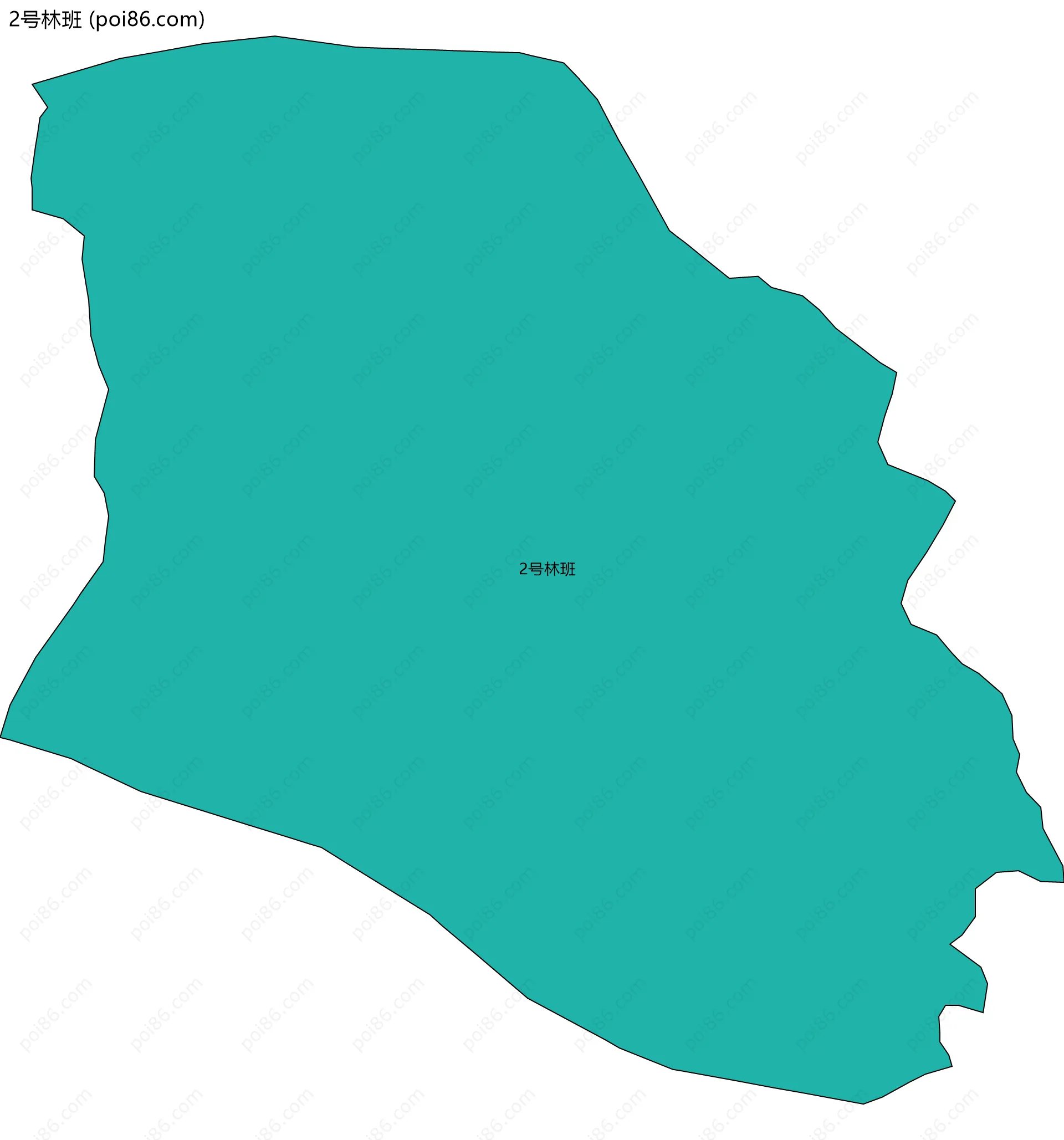 2号林班边界地图