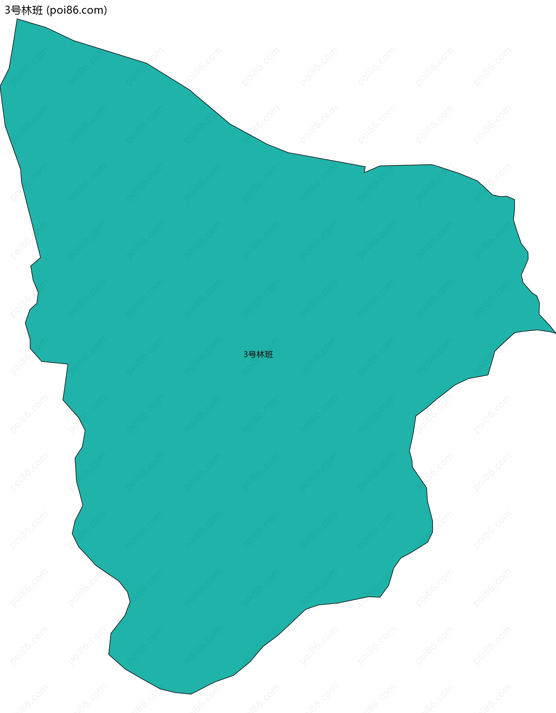 3号林班边界地图