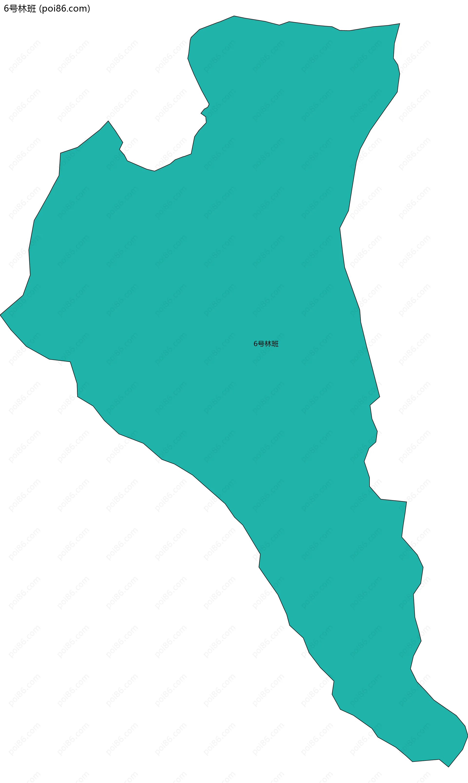 6号林班边界地图