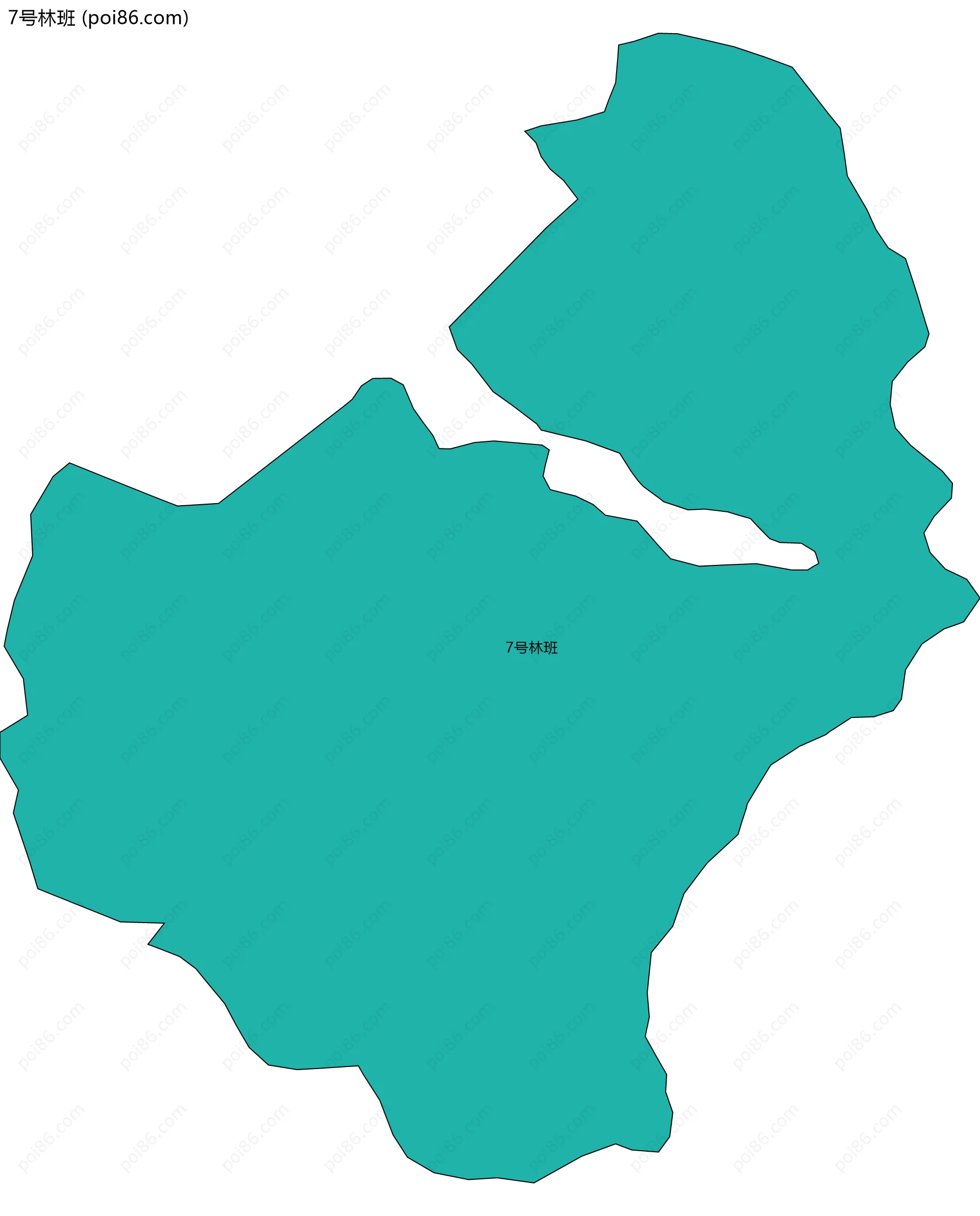 7号林班边界地图