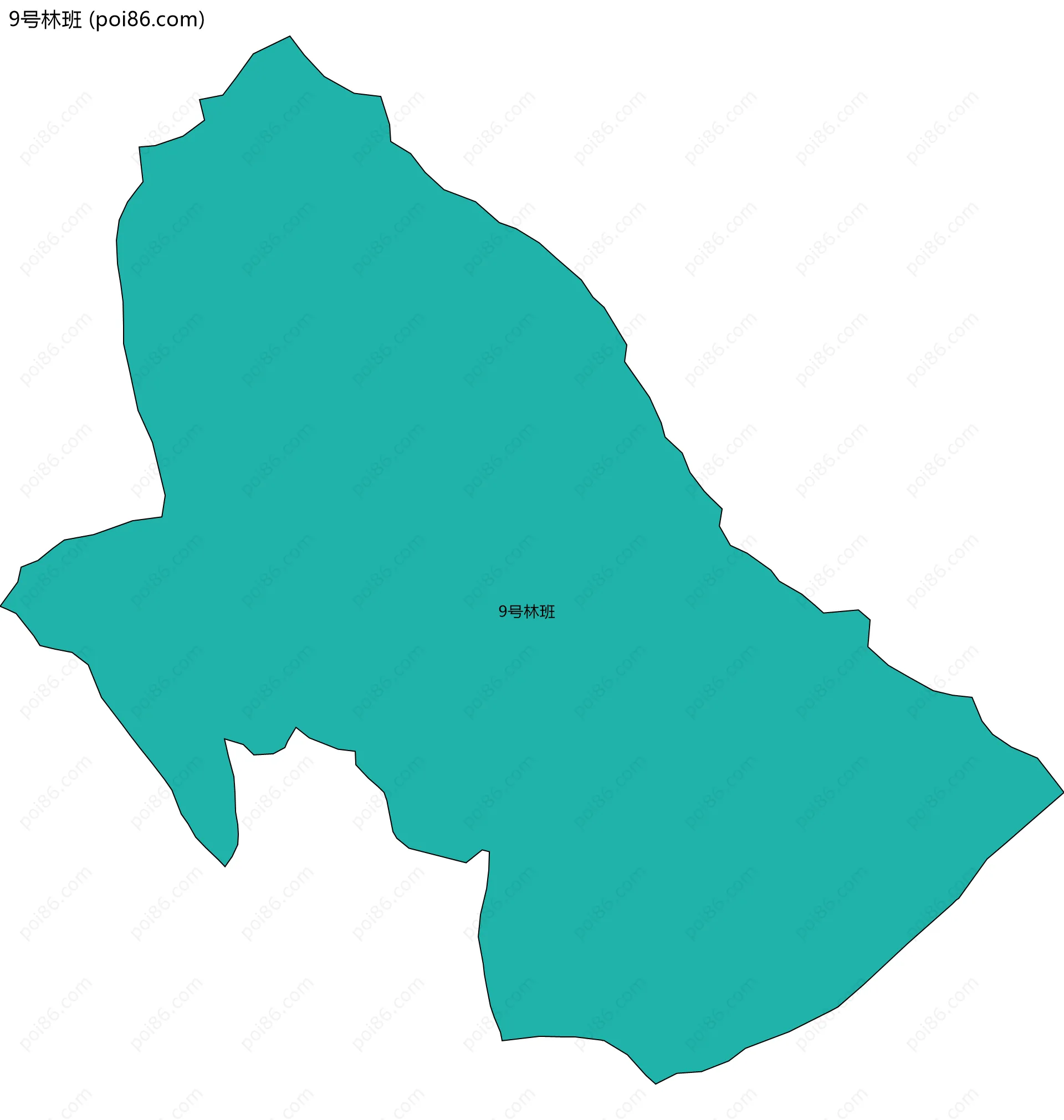 9号林班边界地图