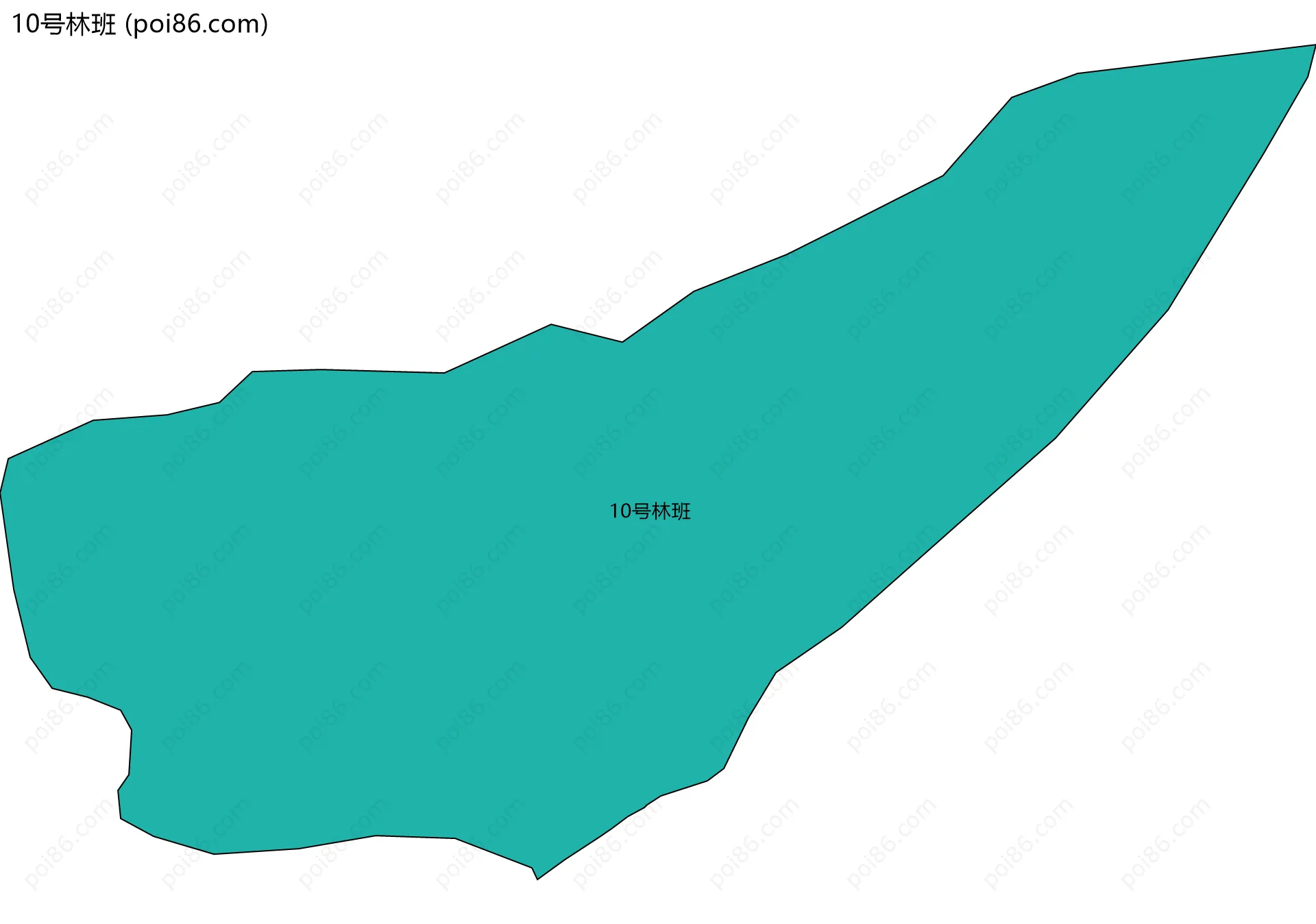 10号林班边界地图