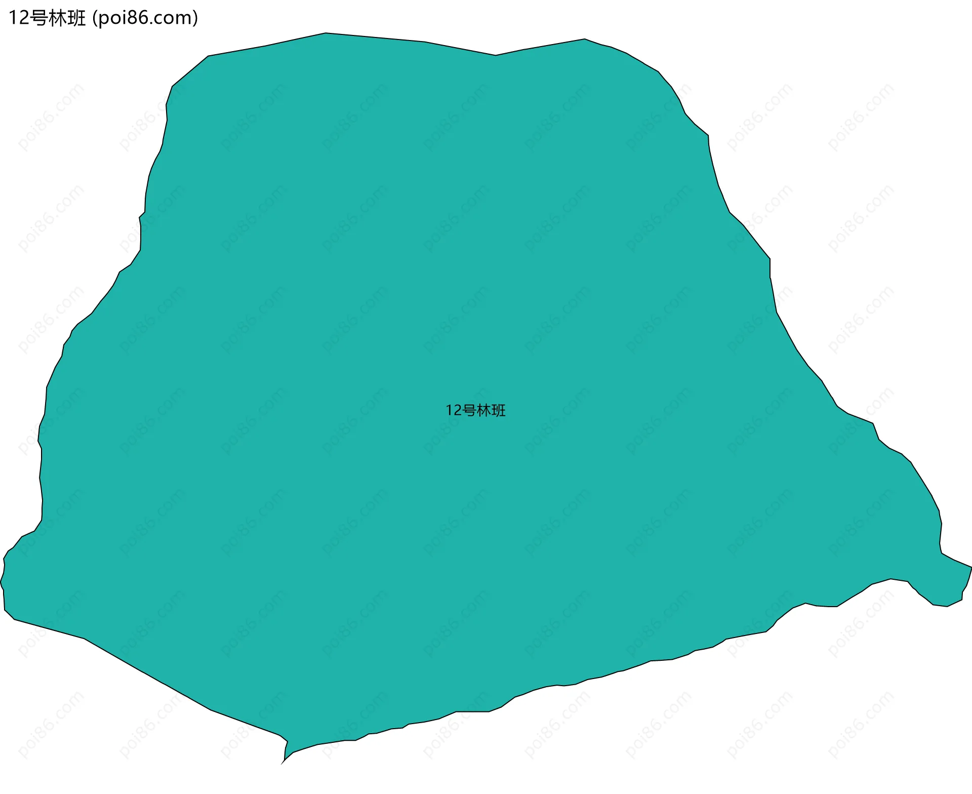 12号林班边界地图