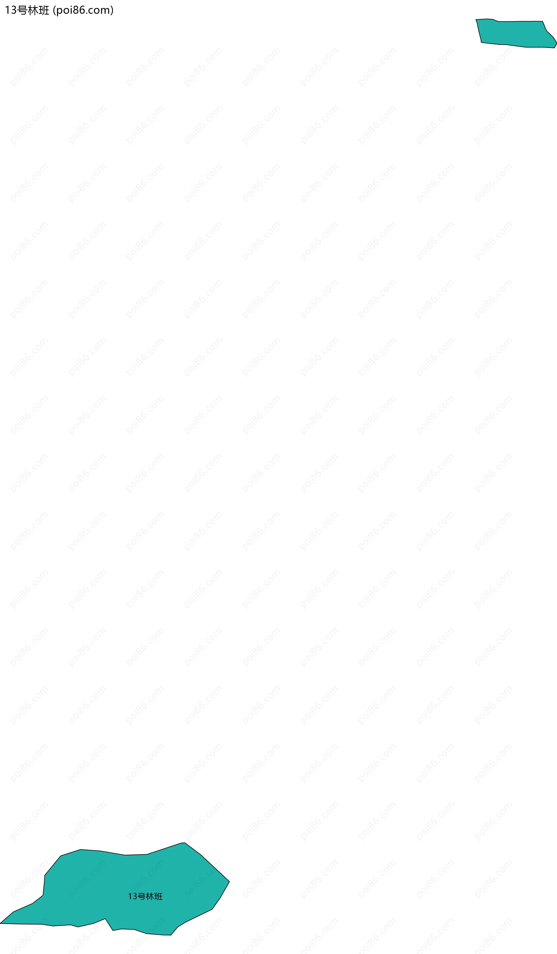 13号林班边界地图