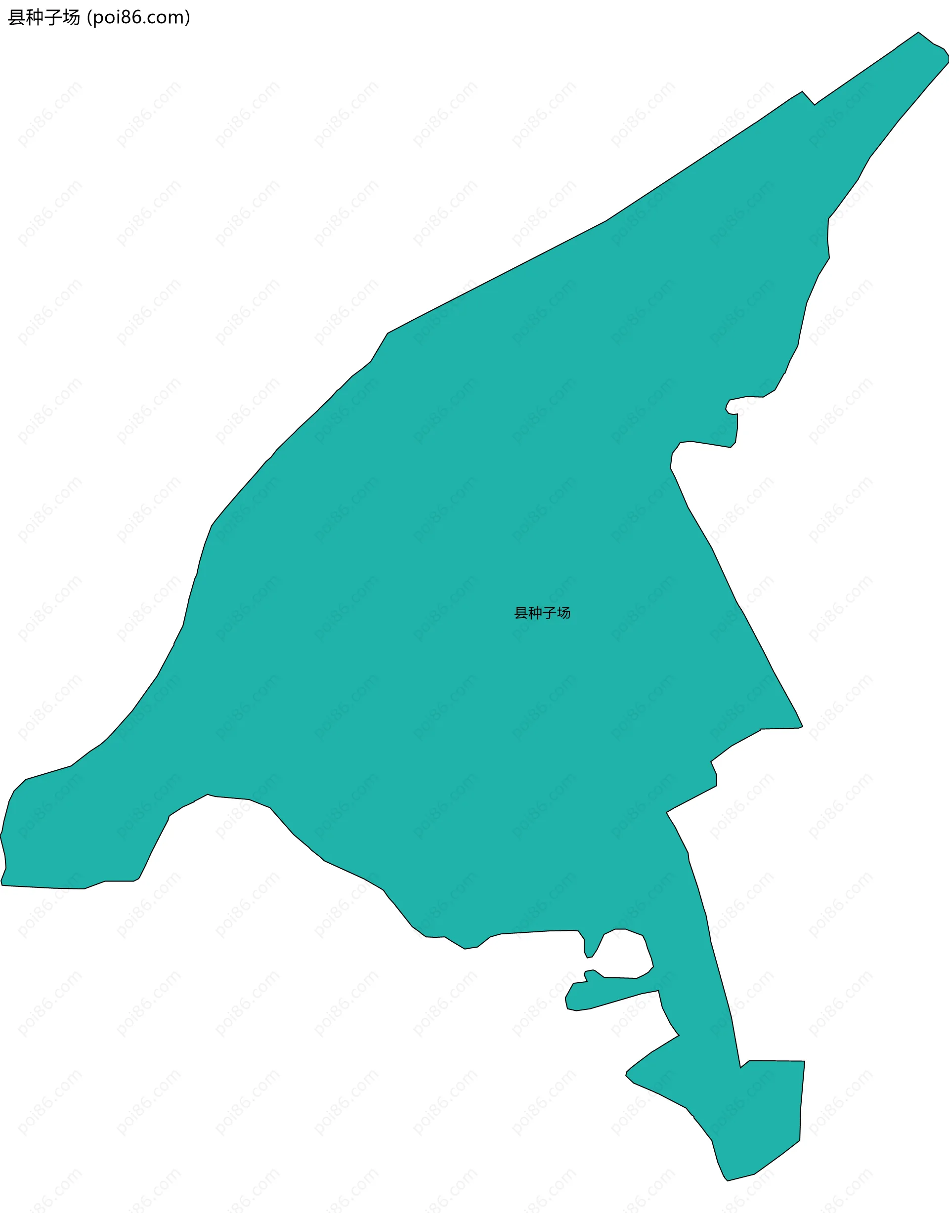 县种子场边界地图