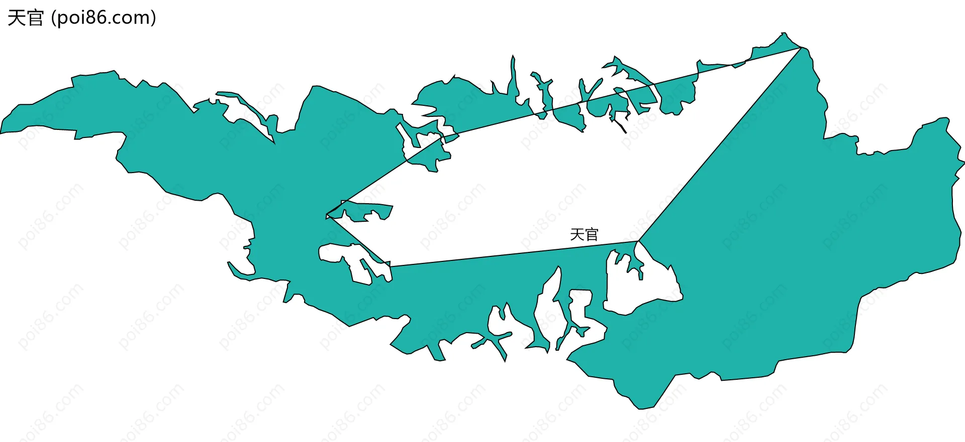 天官边界地图