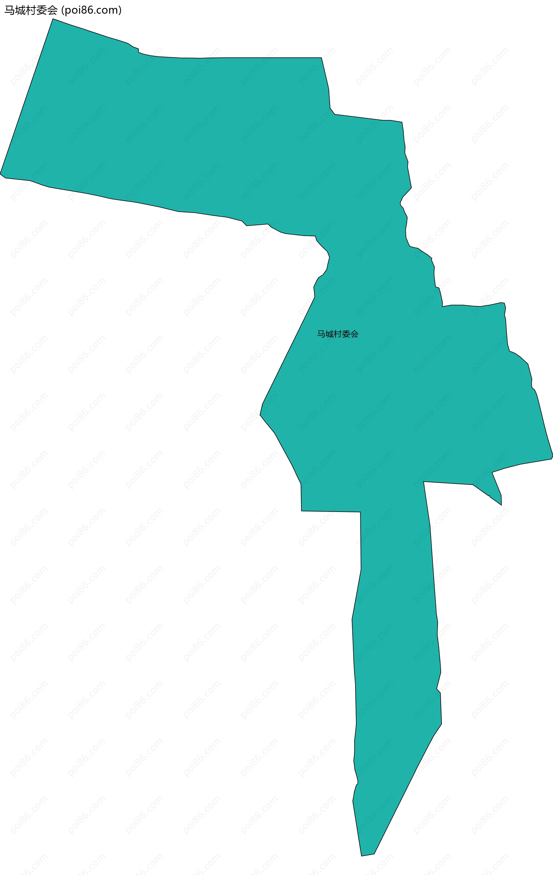 马城村委会边界地图