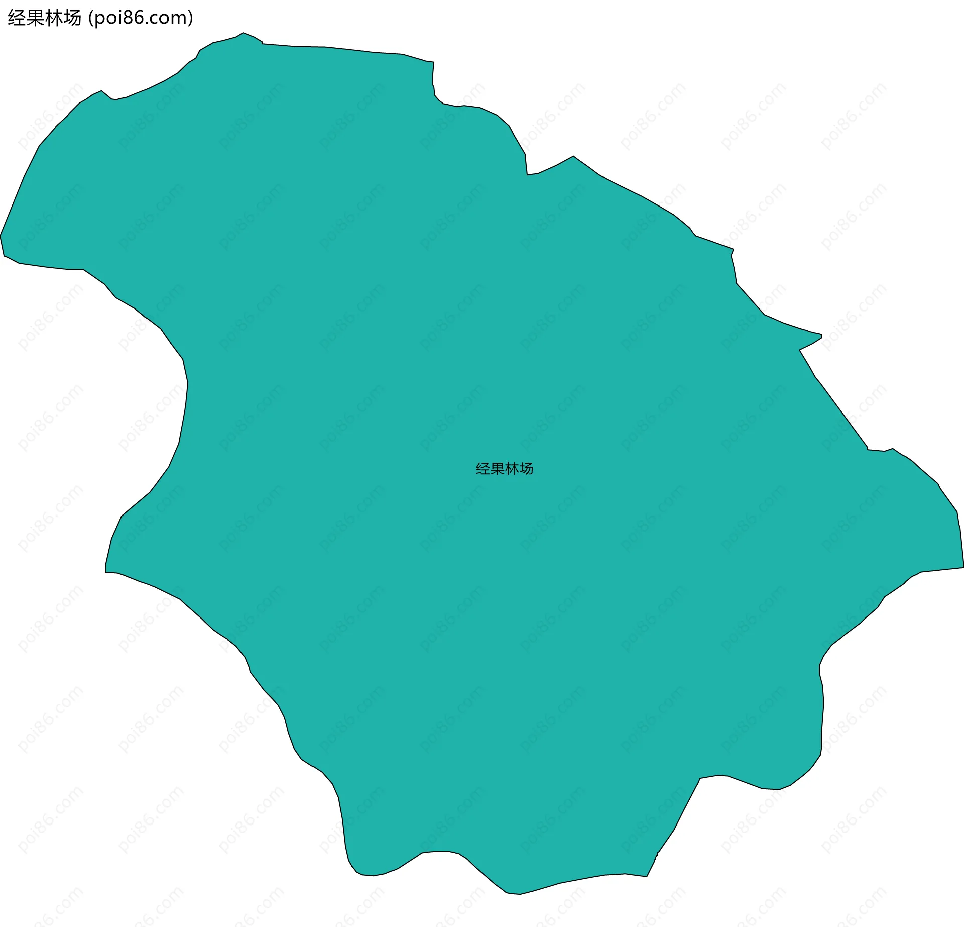经果林场边界地图