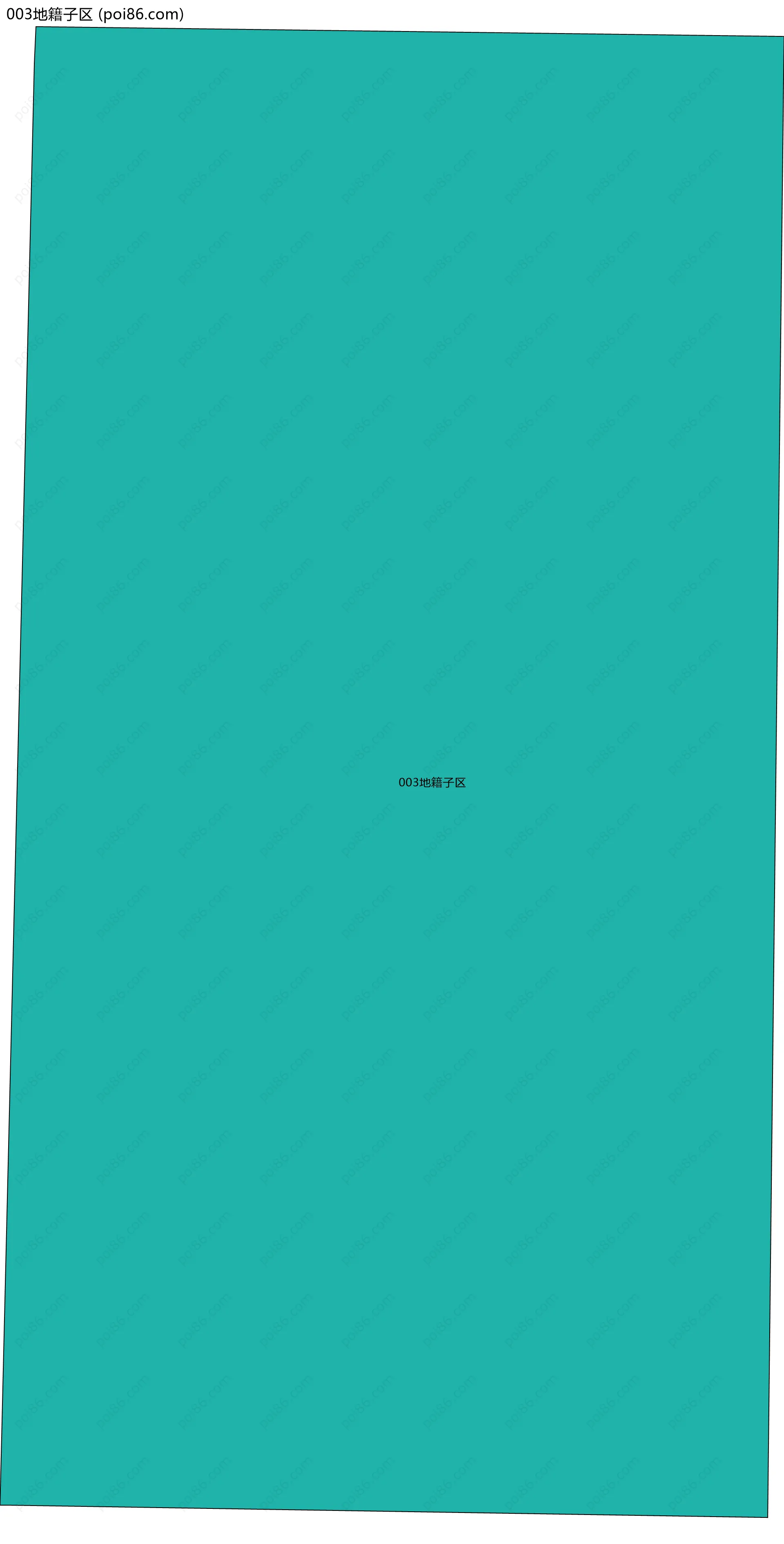 003地籍子区边界地图