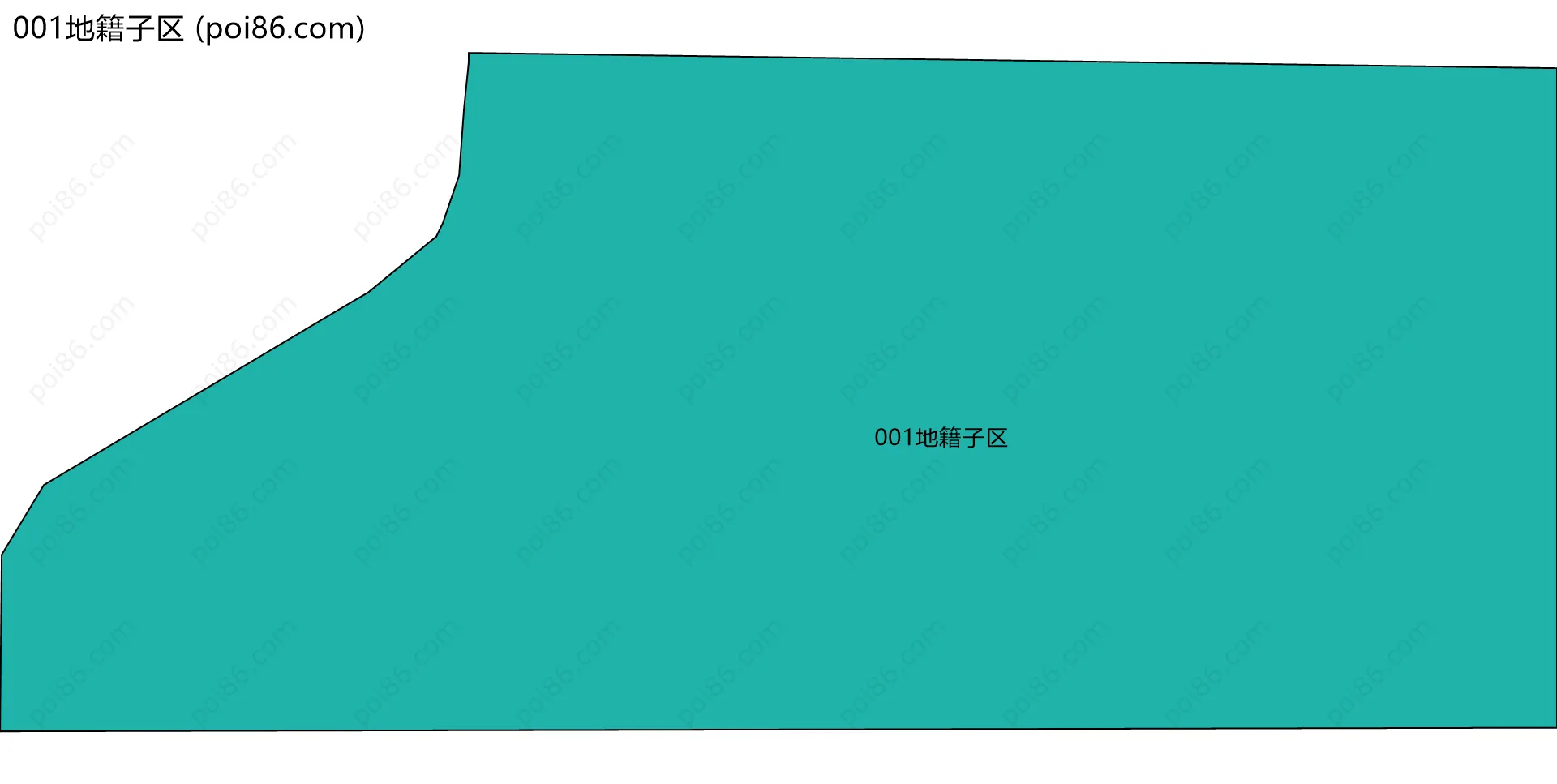 001地籍子区边界地图