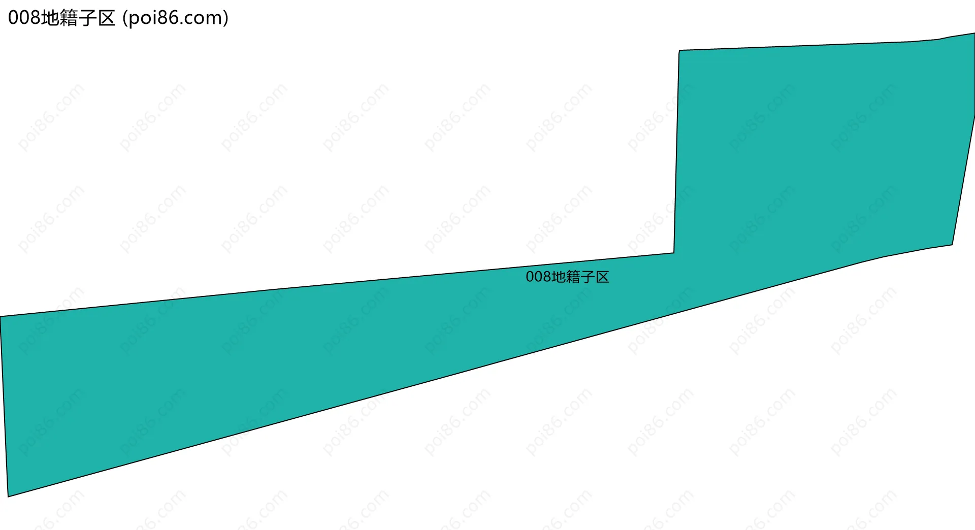 008地籍子区边界地图