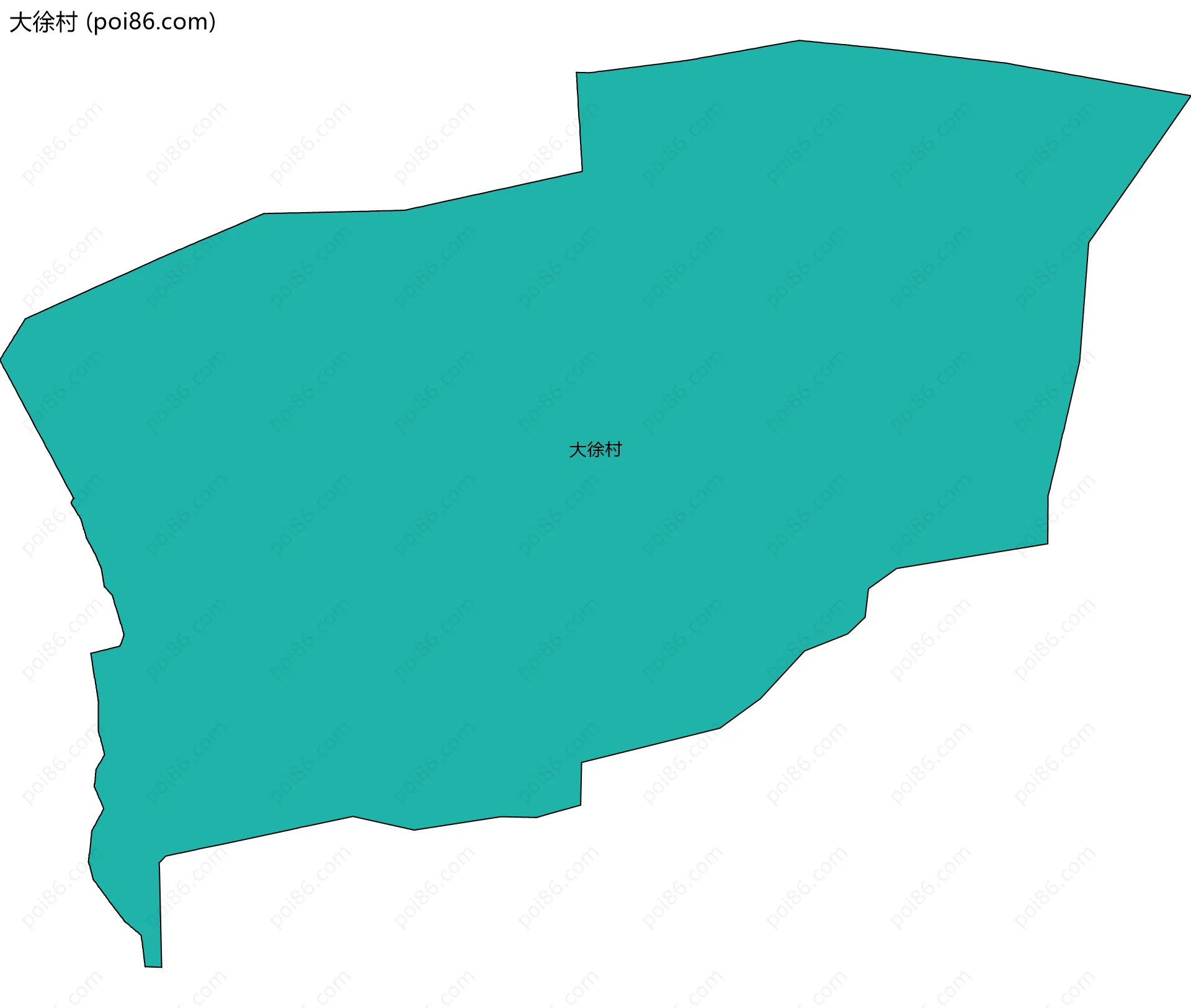 大徐村边界地图
