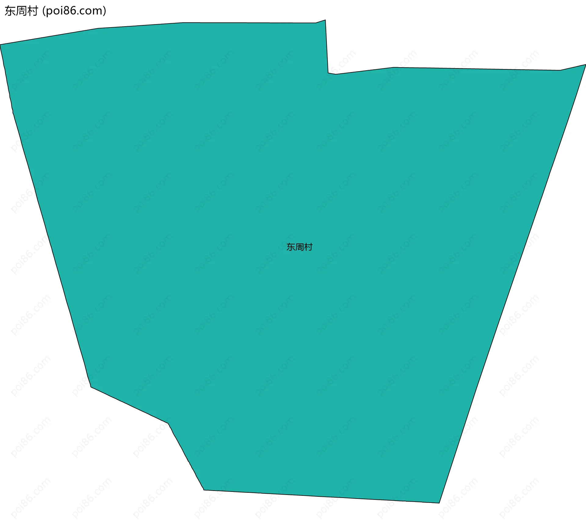 东周村边界地图