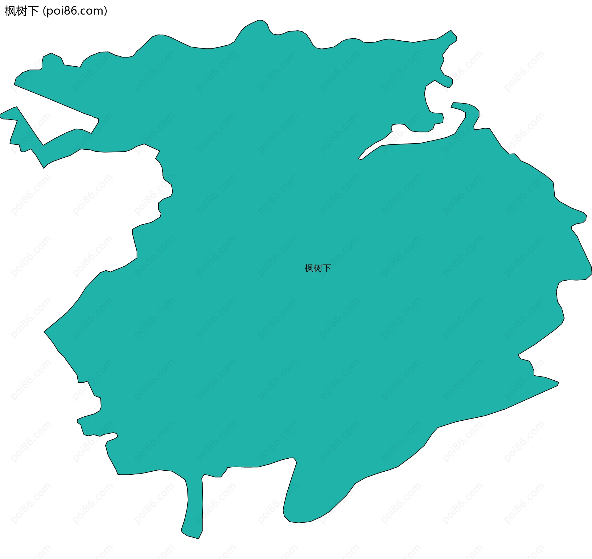 枫树下边界地图