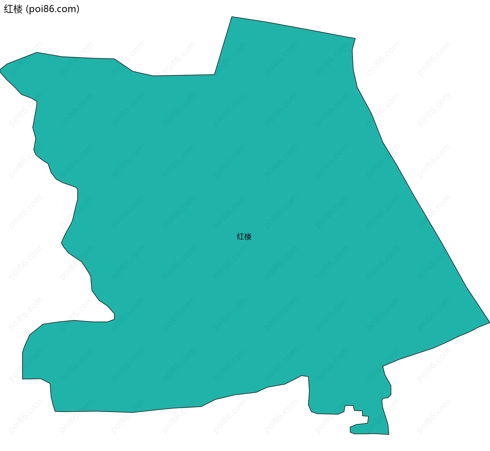 红楼边界地图