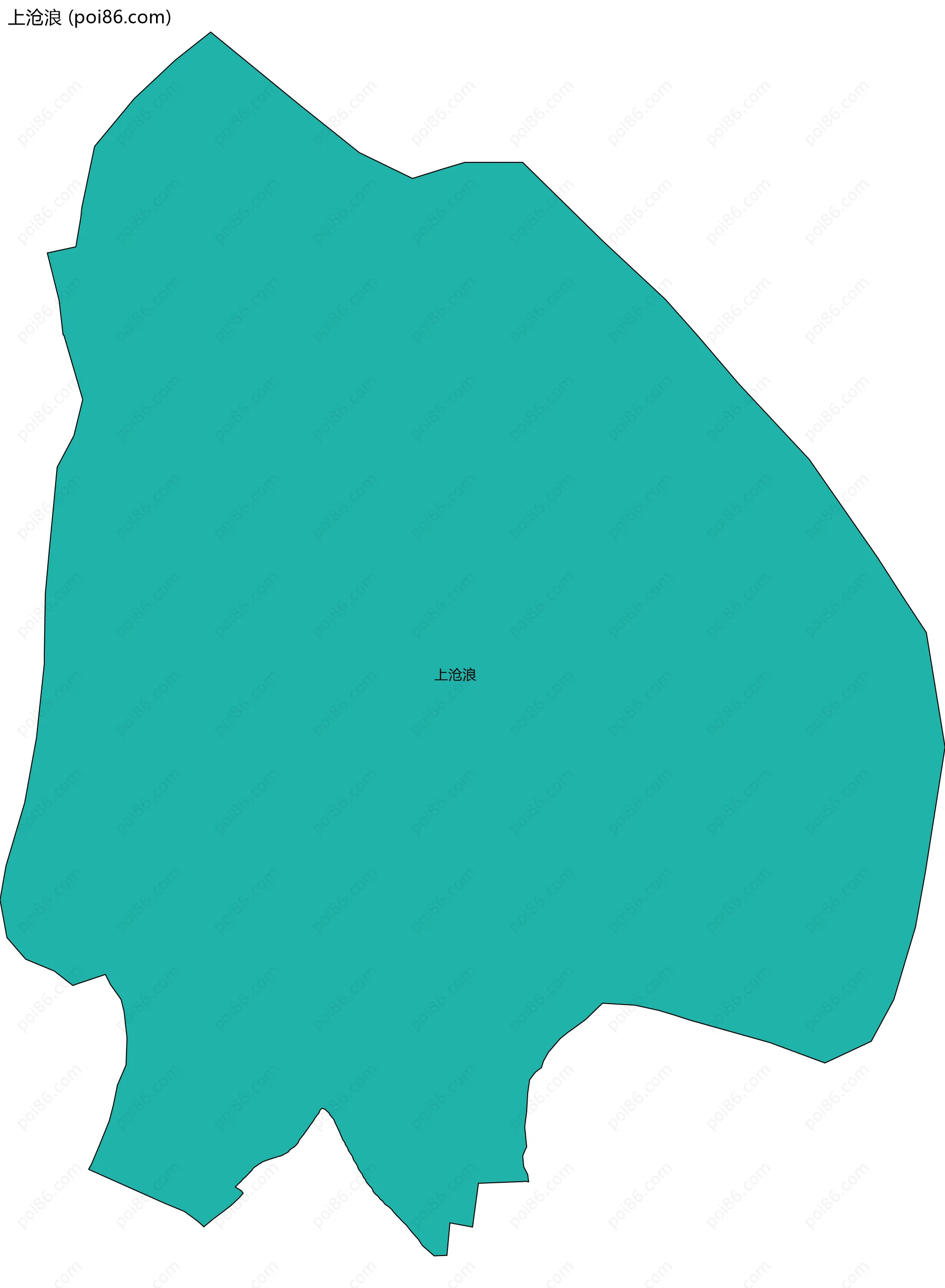 上沧浪边界地图