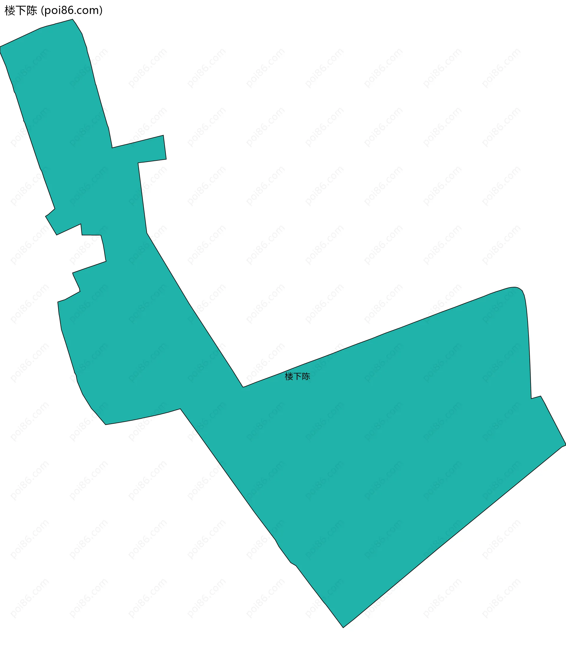 楼下陈边界地图