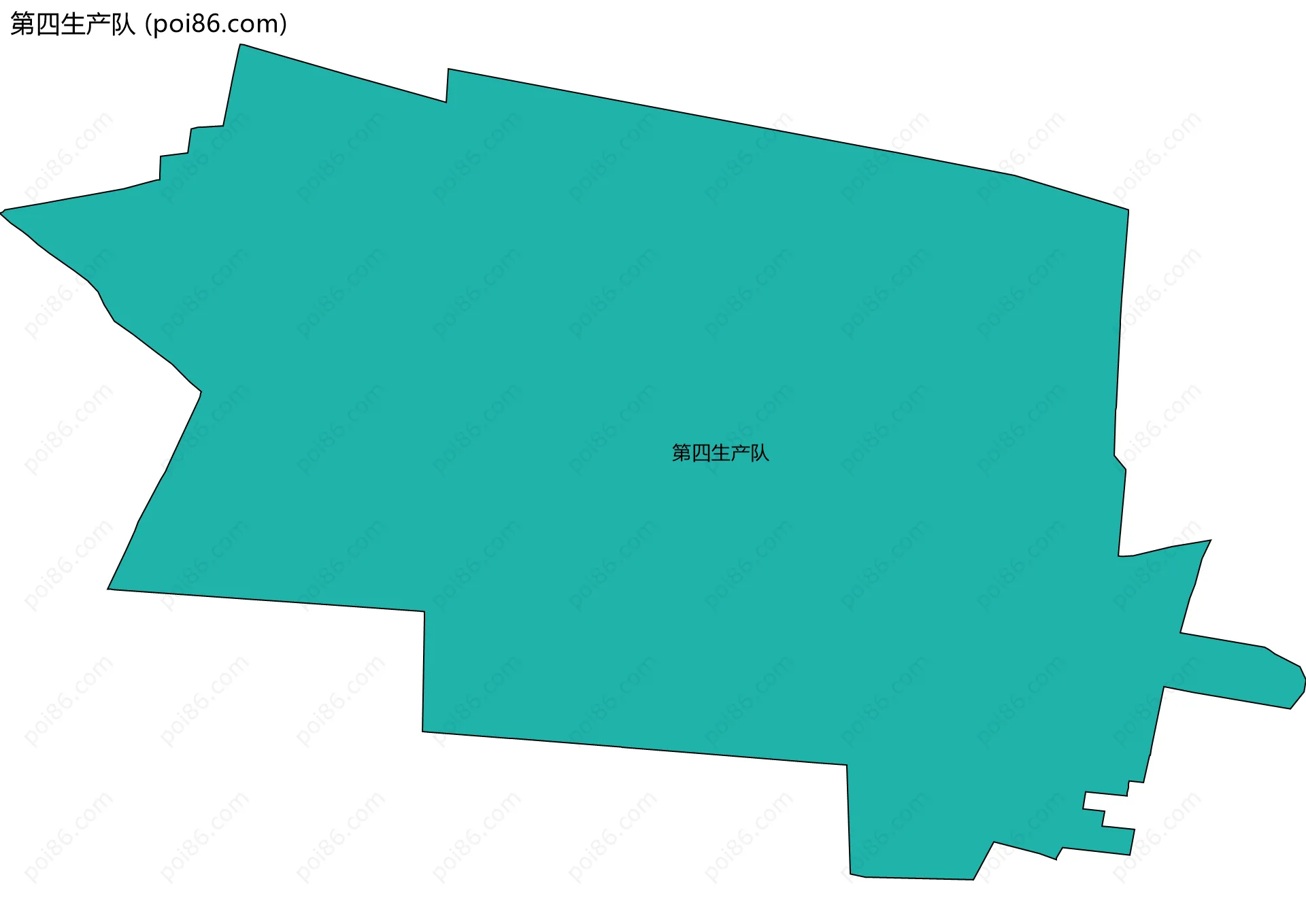 第四生产队边界地图