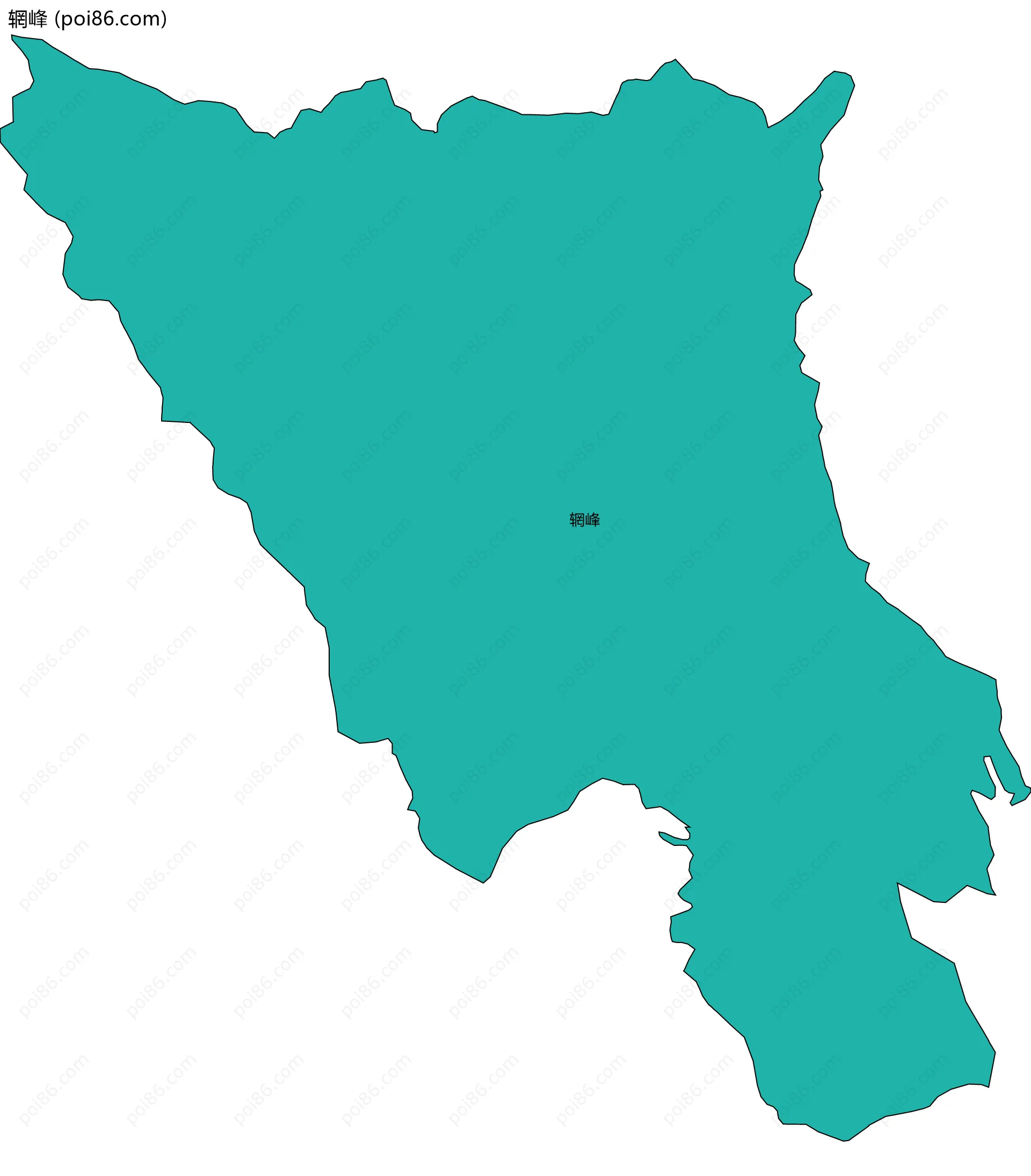 辋峰边界地图