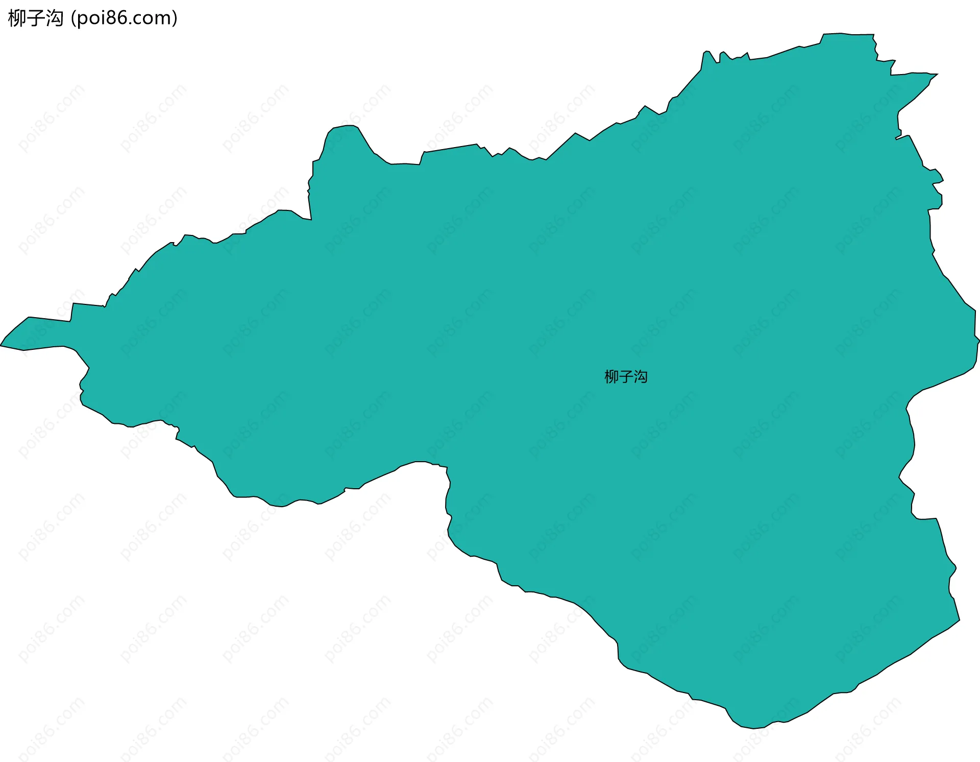 柳子沟边界地图