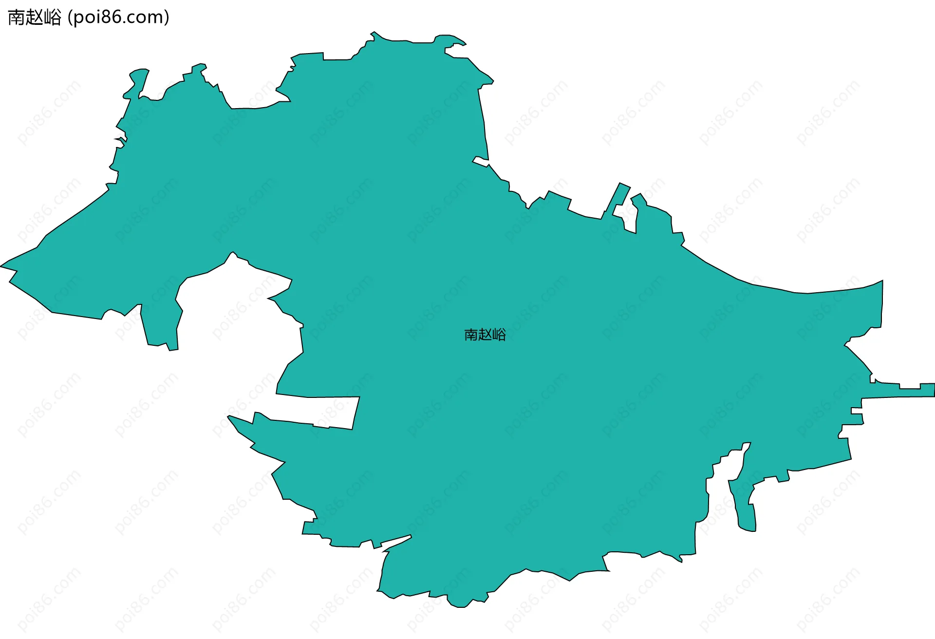 南赵峪边界地图