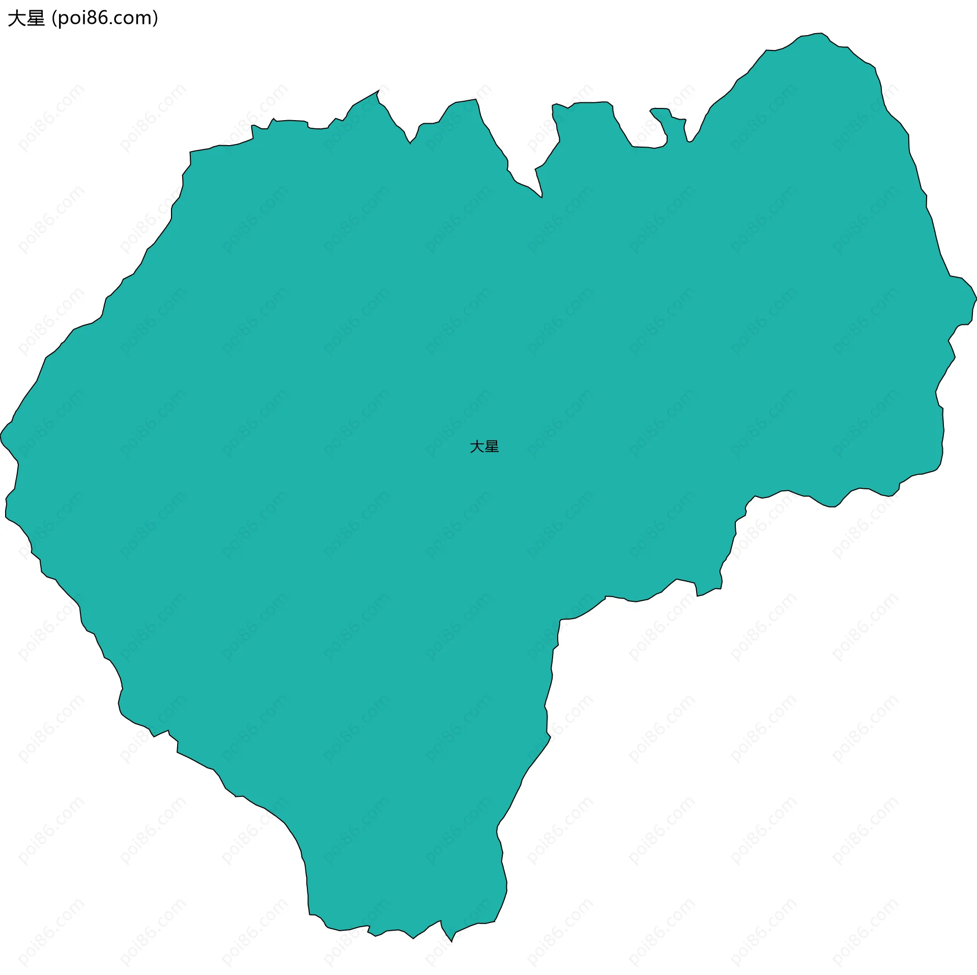 大星边界地图
