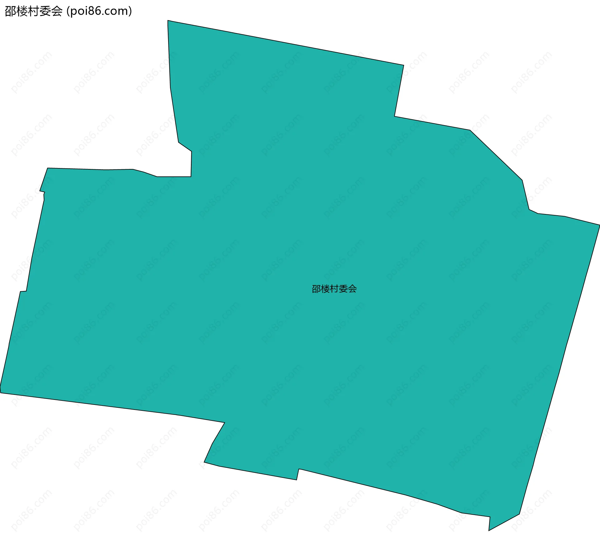 邵楼村委会边界地图