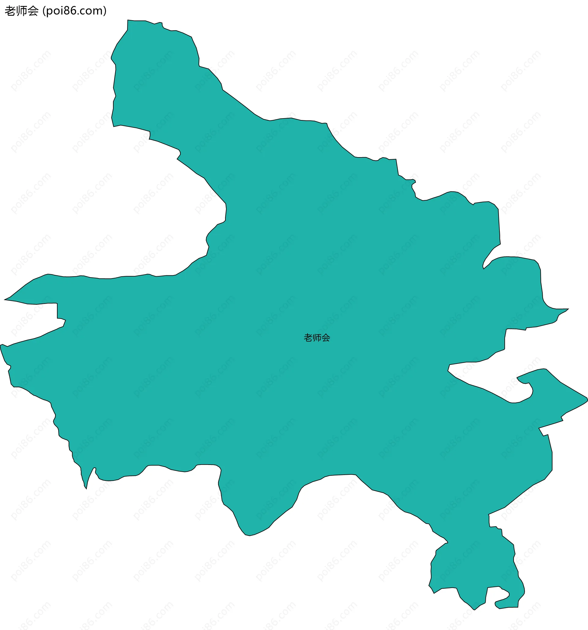 老师会边界地图