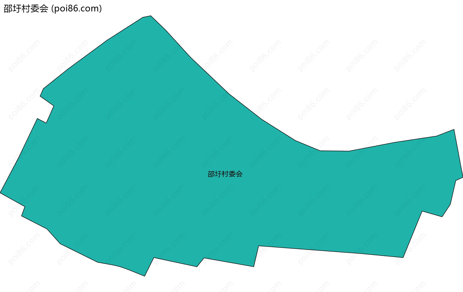 邵圩村委会边界地图