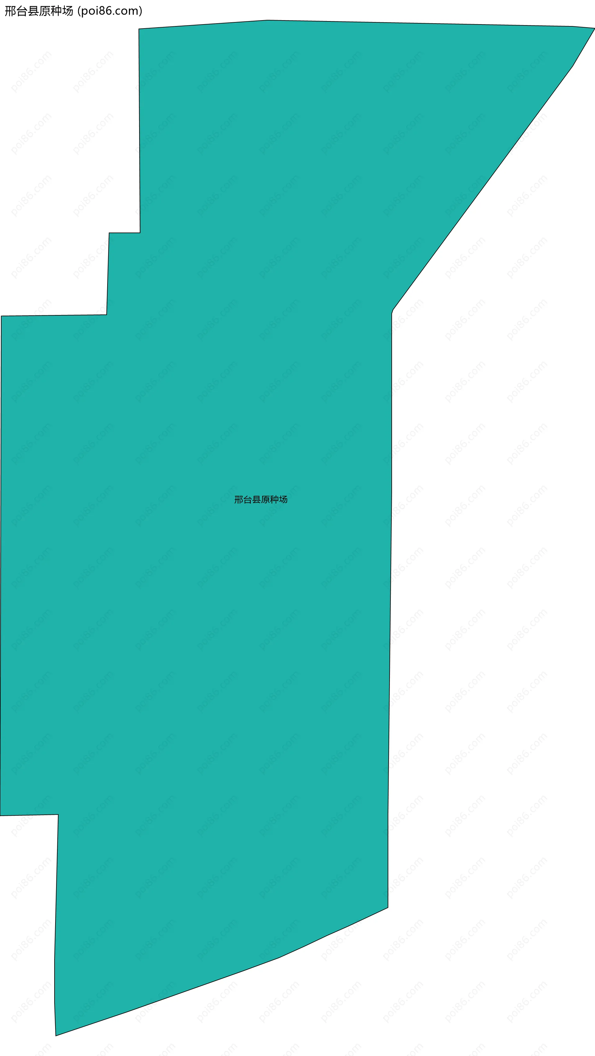 邢台县原种场边界地图