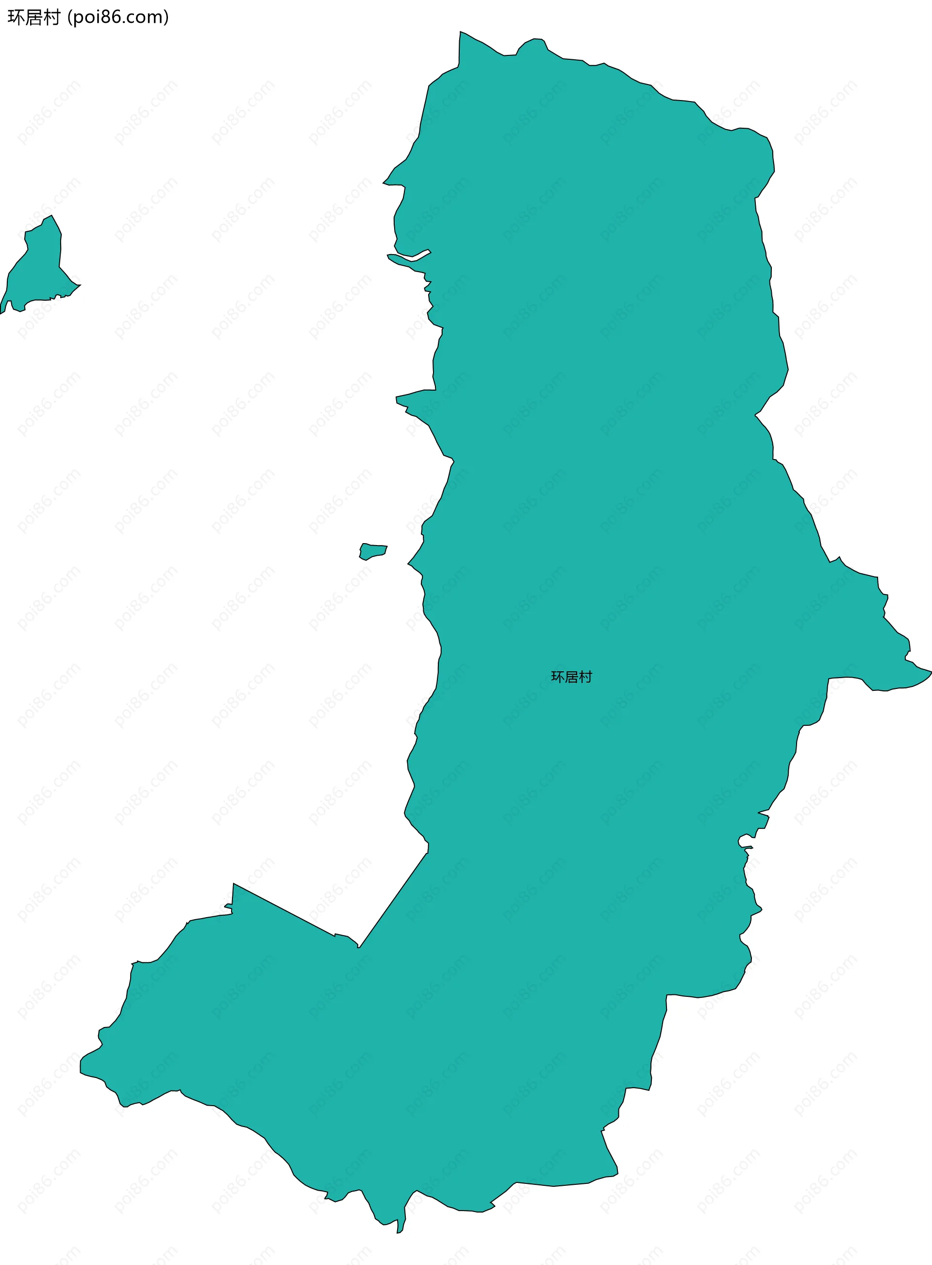 环居村边界地图