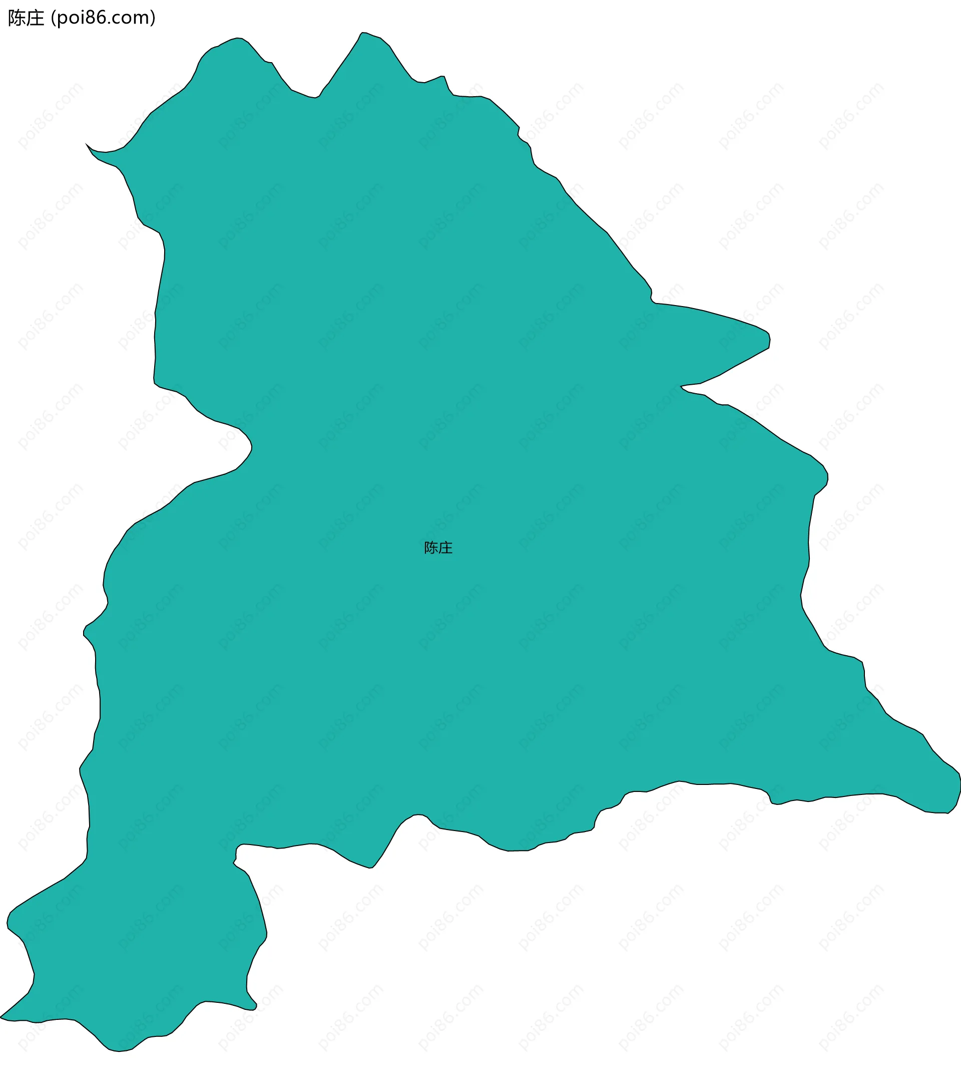 陈庄边界地图