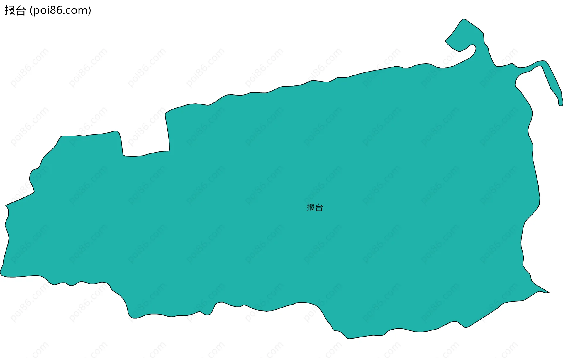 报台边界地图