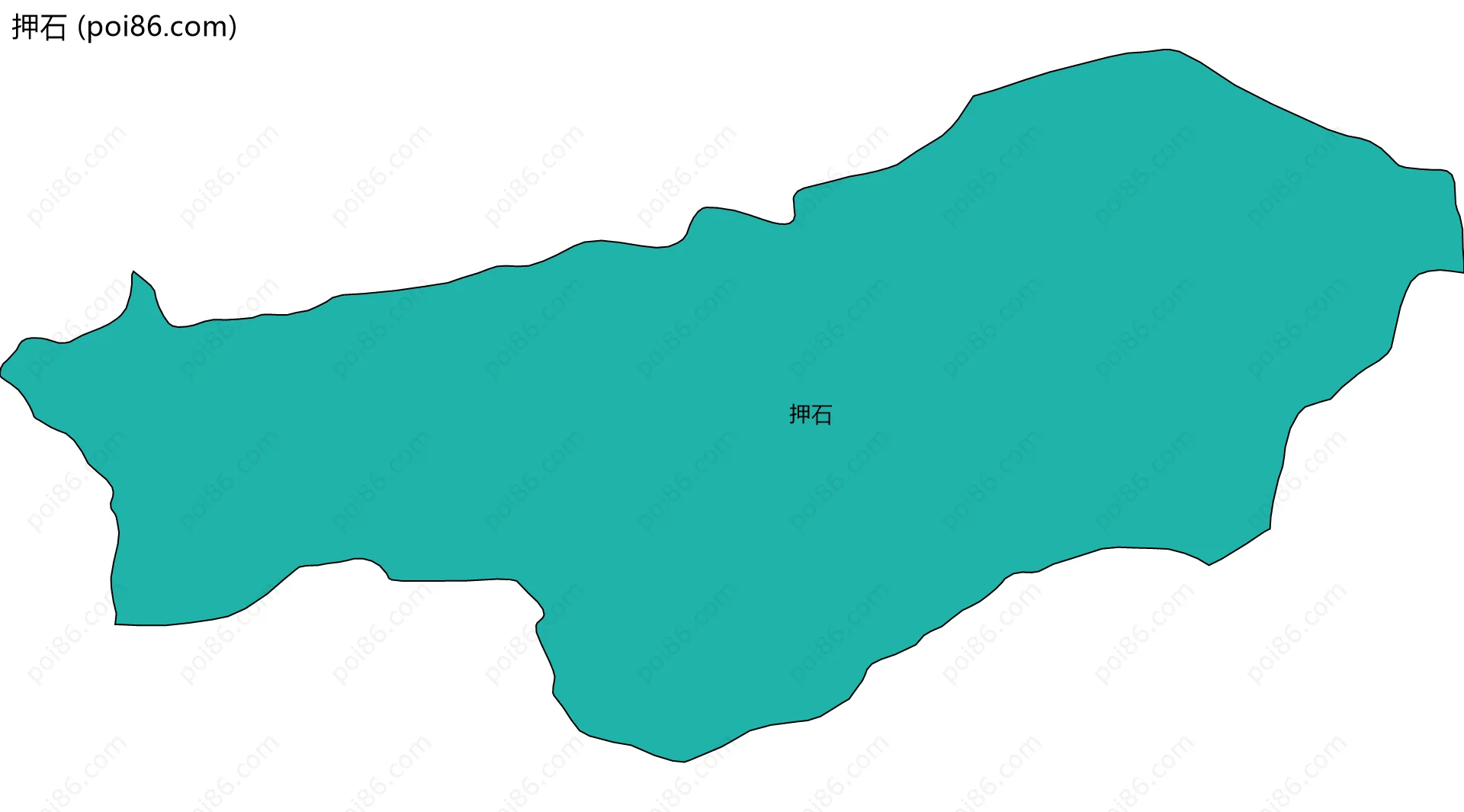 押石边界地图