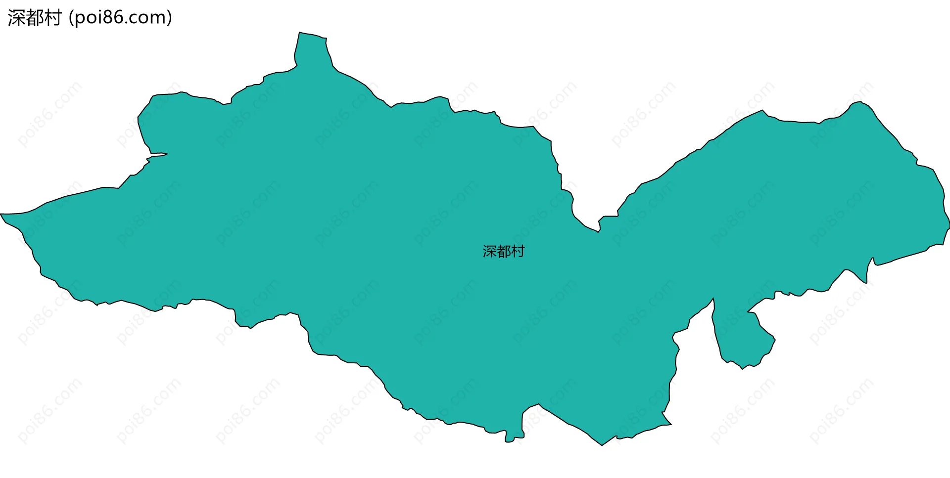 深都村边界地图